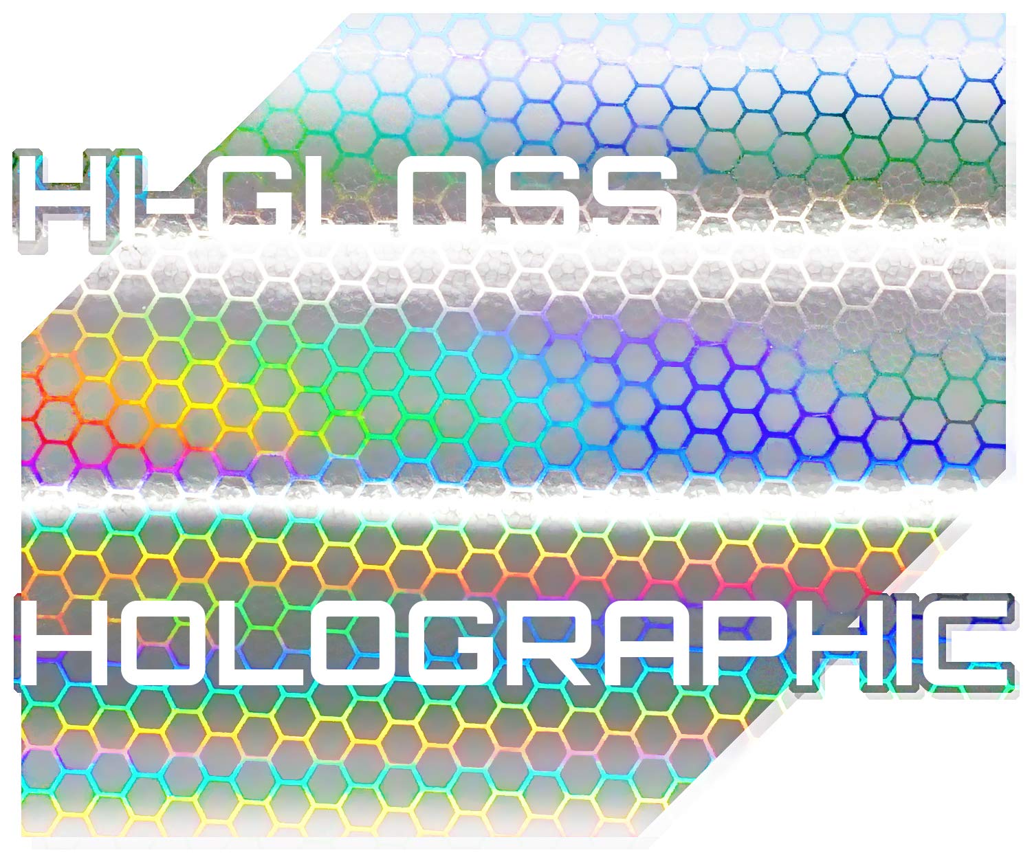 Vvivid Micro Bio Hex+ Air-Tint Headlight Taillight Tint Vinyl Roll (17.9'' X 60'', Clear)