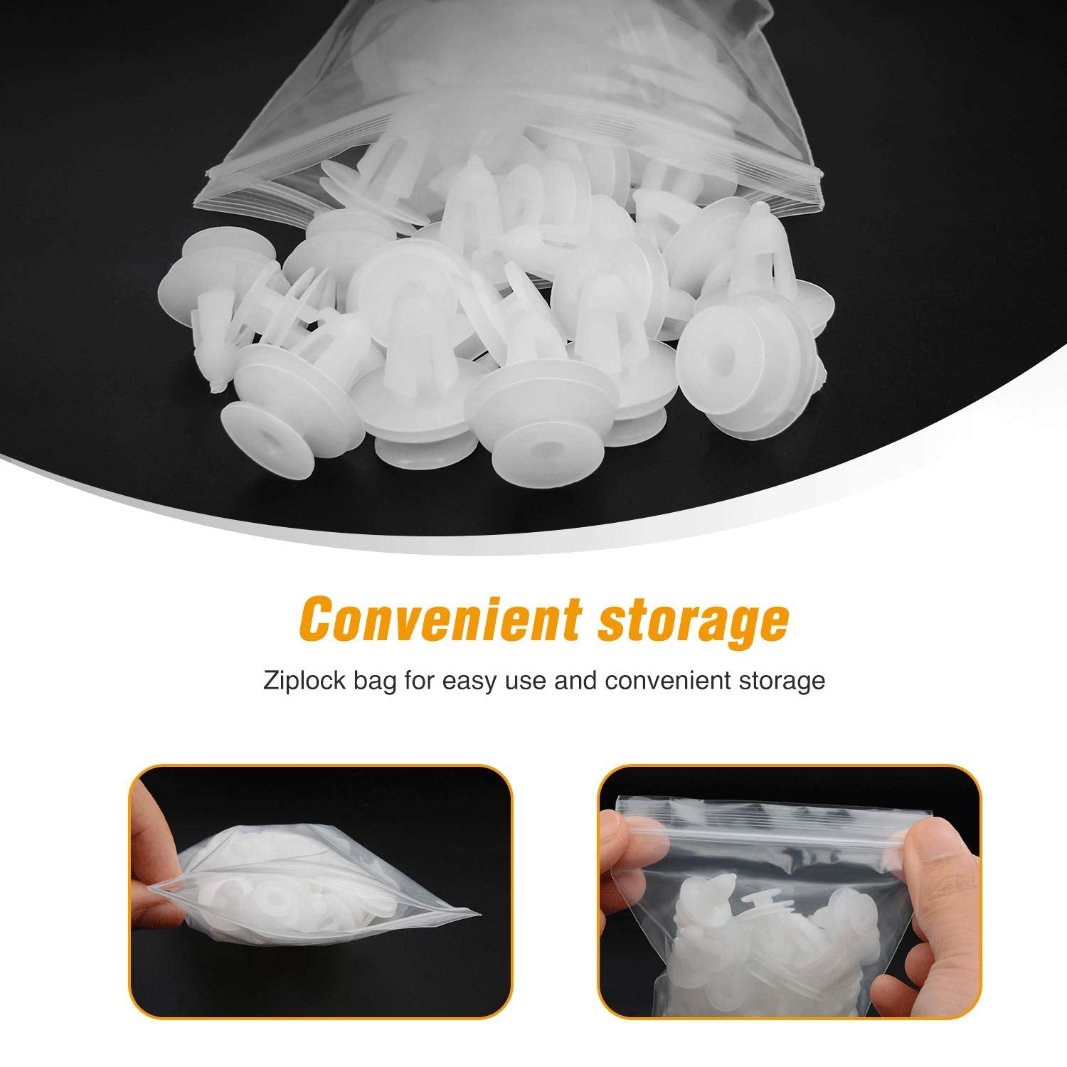 GOOACC 40PCS Door Trim Panel Retainer for 6504014 Chrysler Cirrus Concorde Intrepid LHS PT Cruiser, Dodge Grand Caravan Neon Str