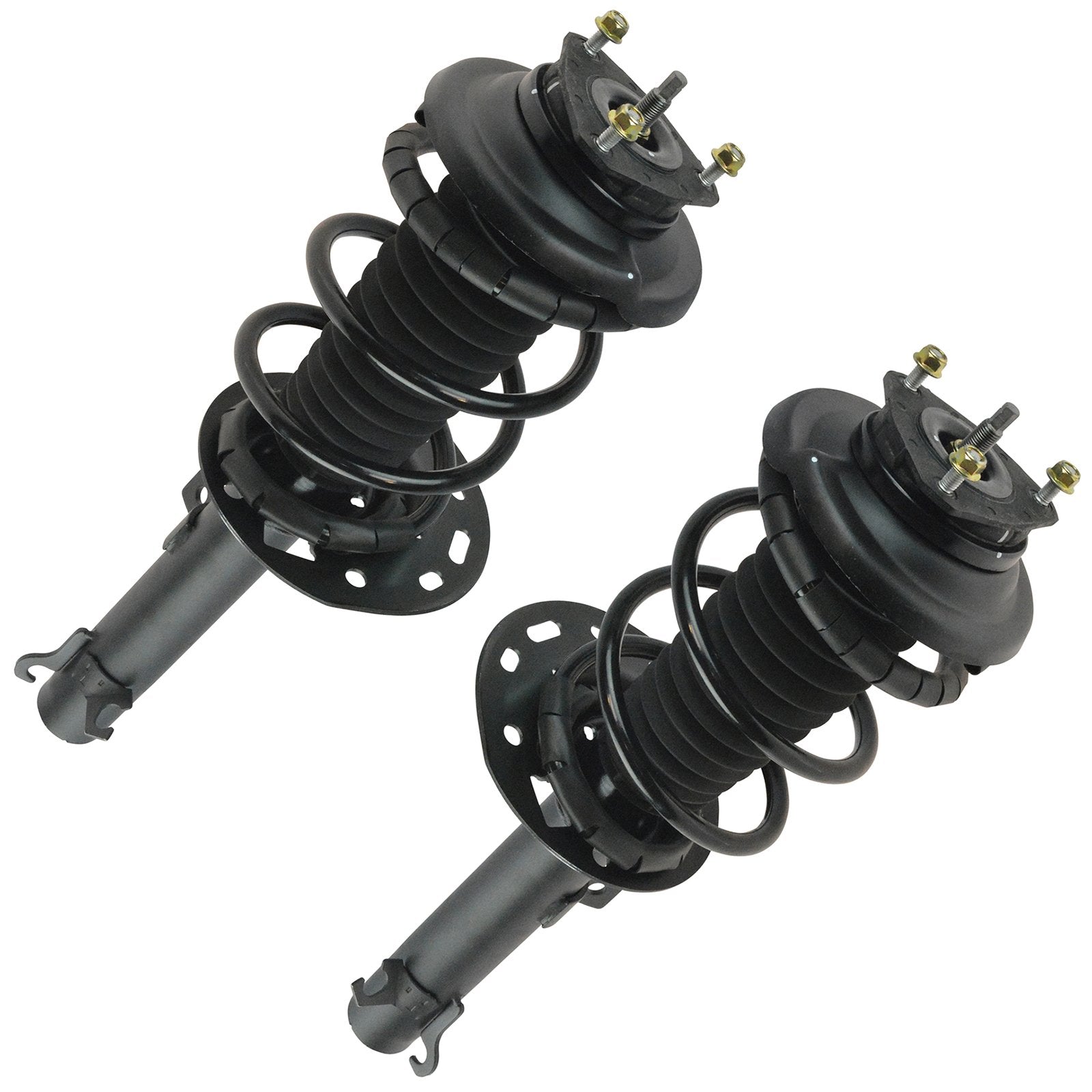 Trq Front Strut & Coil Spring Assembly Set Driver & Passenger Sides Compatible With 06-11 Ford Focus