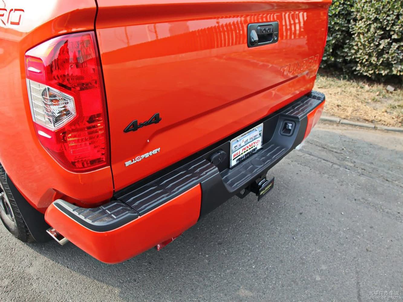 Huapx 1Pack Metal Car 4X4 Emblem 3D Chrome Badge Decal Sticker Compatible With 4Runner Tundra Tacoma Rear Tailgate Tail Gate Doo