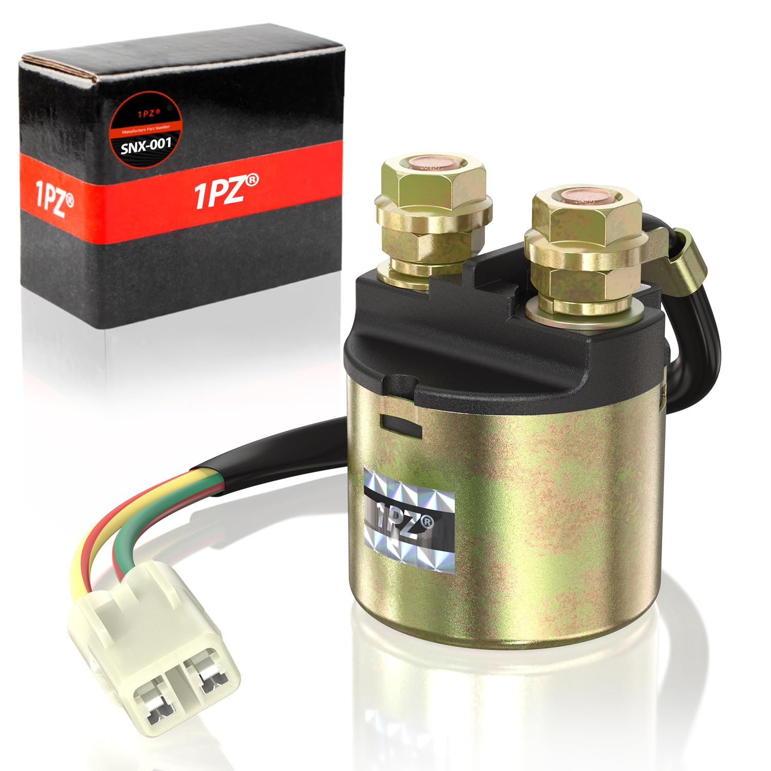 1PZ SNX-001 Starter Solenoid Relay for Honda TRX350 TRX400 TRX450 TRX500 TRX90 TRX200 TRX450ES TRX650 TRX680 Fourtrax Foreman Ra