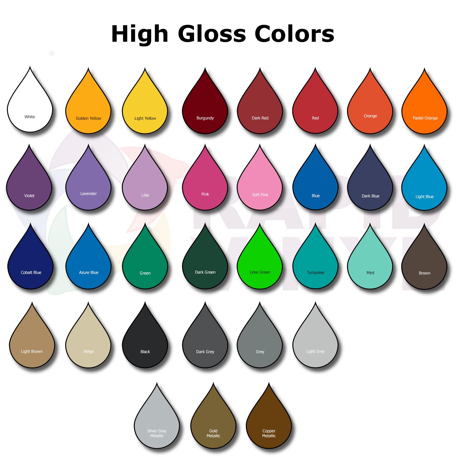 Rapid Vinyl Business Name, Info, Slogan Decal Custom Vinyl Lettering Sticker Auto Car Window, Business Glass, Truck, Doors, Trai