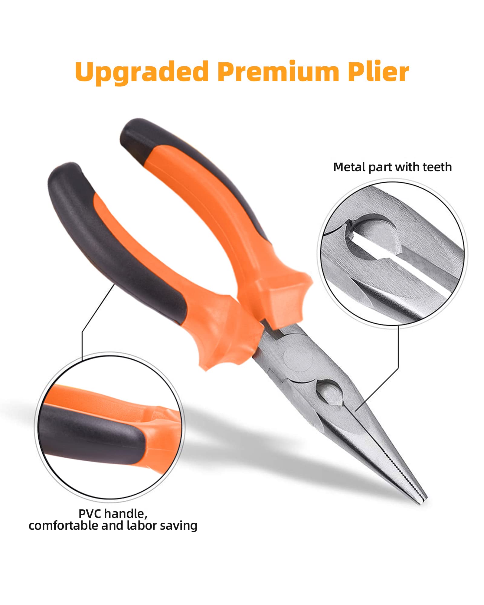 Orcish 98Pcs Tire Repair Kit, Professional Heavy Duty Tire Plug Kit, Tire Patch Kit For Fix A Flat, Tubeless Tire Puncture Chang