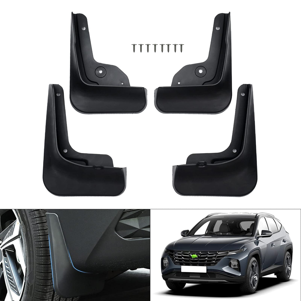 Autorder Mud Flaps For 2022 2023 2024 2025 Tucson Nx4 Accessories Splash Guards Fender Flares Mudflap Front And Rear Mud Guard S