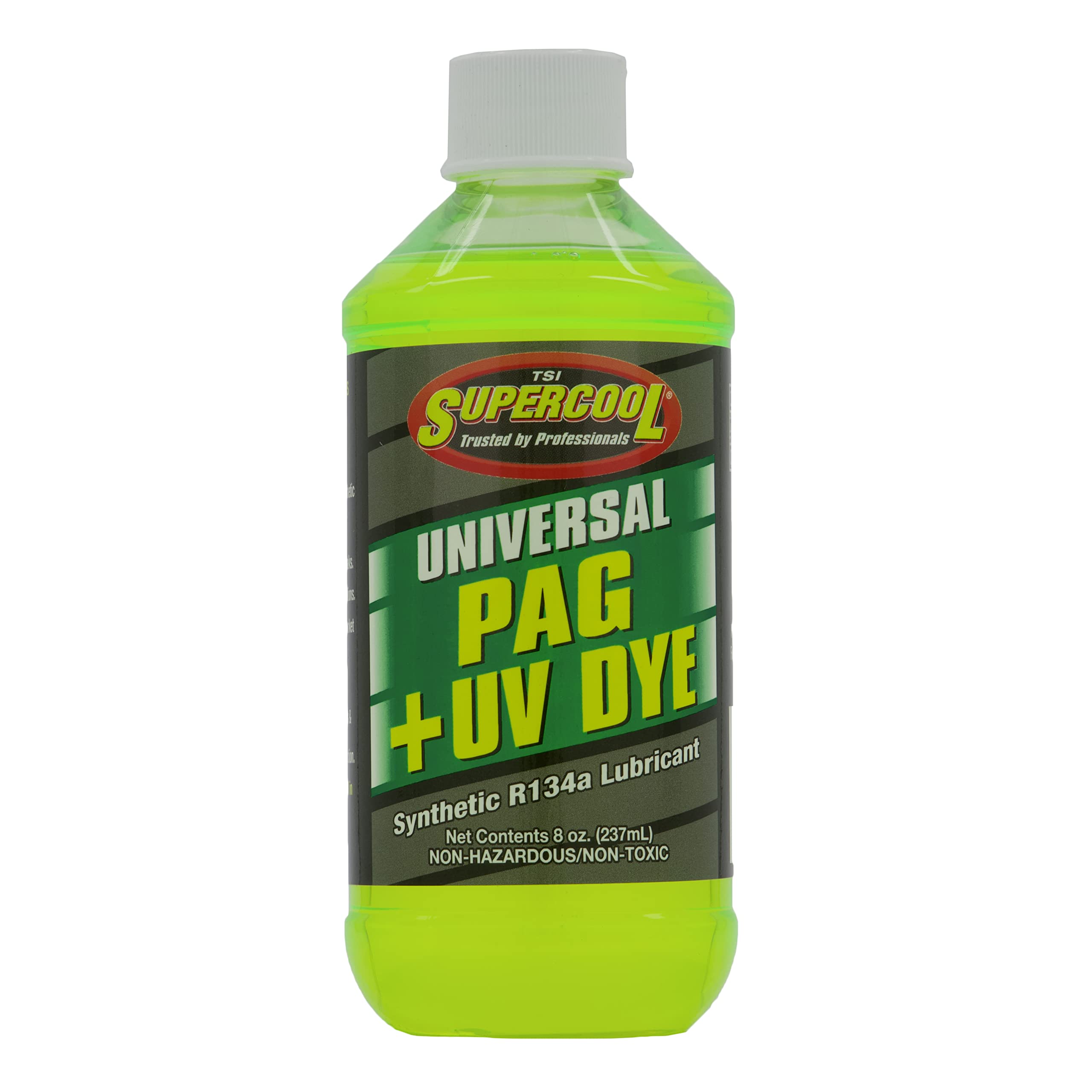 TSI Supercool 27880 Universal Synthetic PAG Oil with U/V Dye - 8 oz