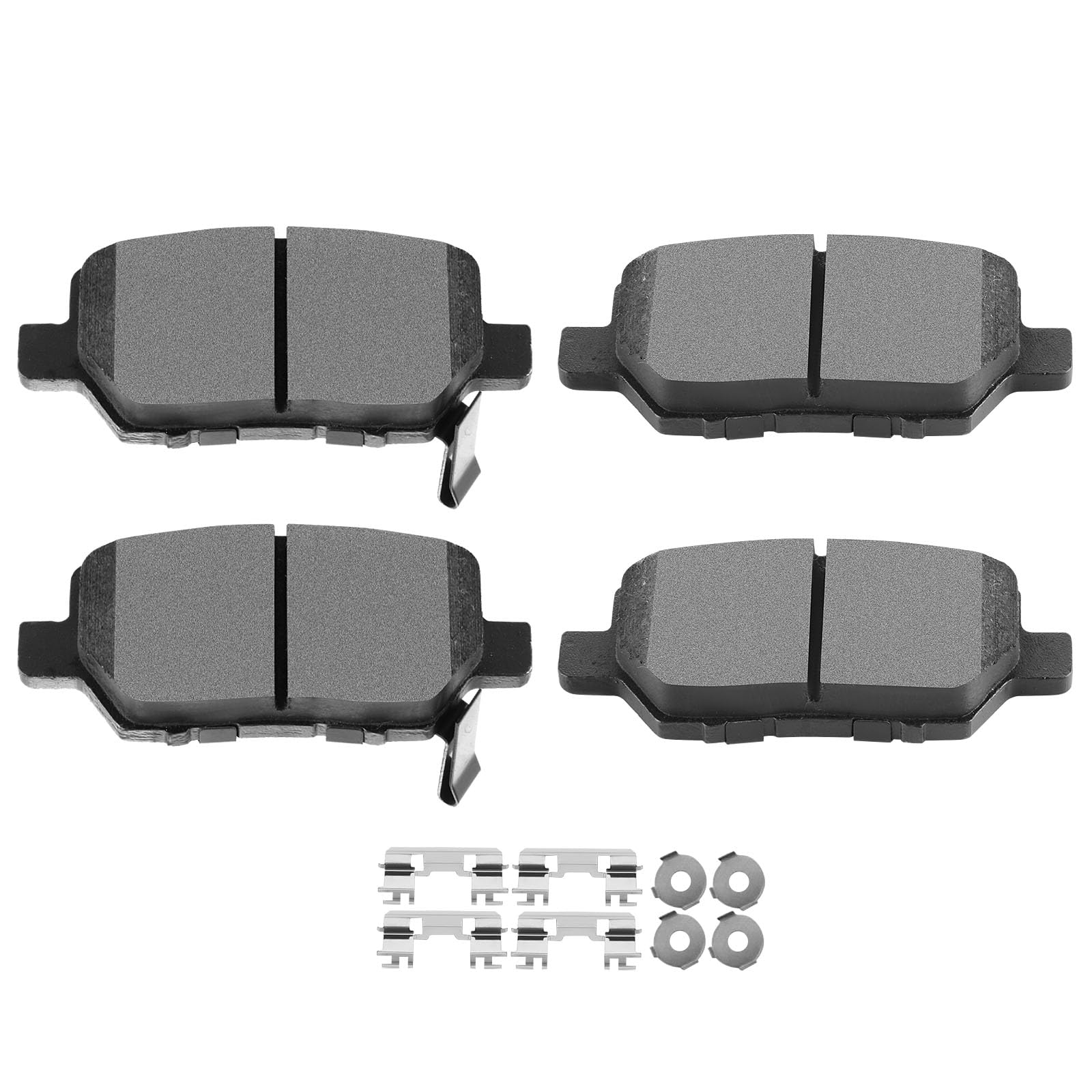 Scitoo D1090 Semi-Metal Brake Pads Kits Rear Replacement For Acura Rl 2005-2012