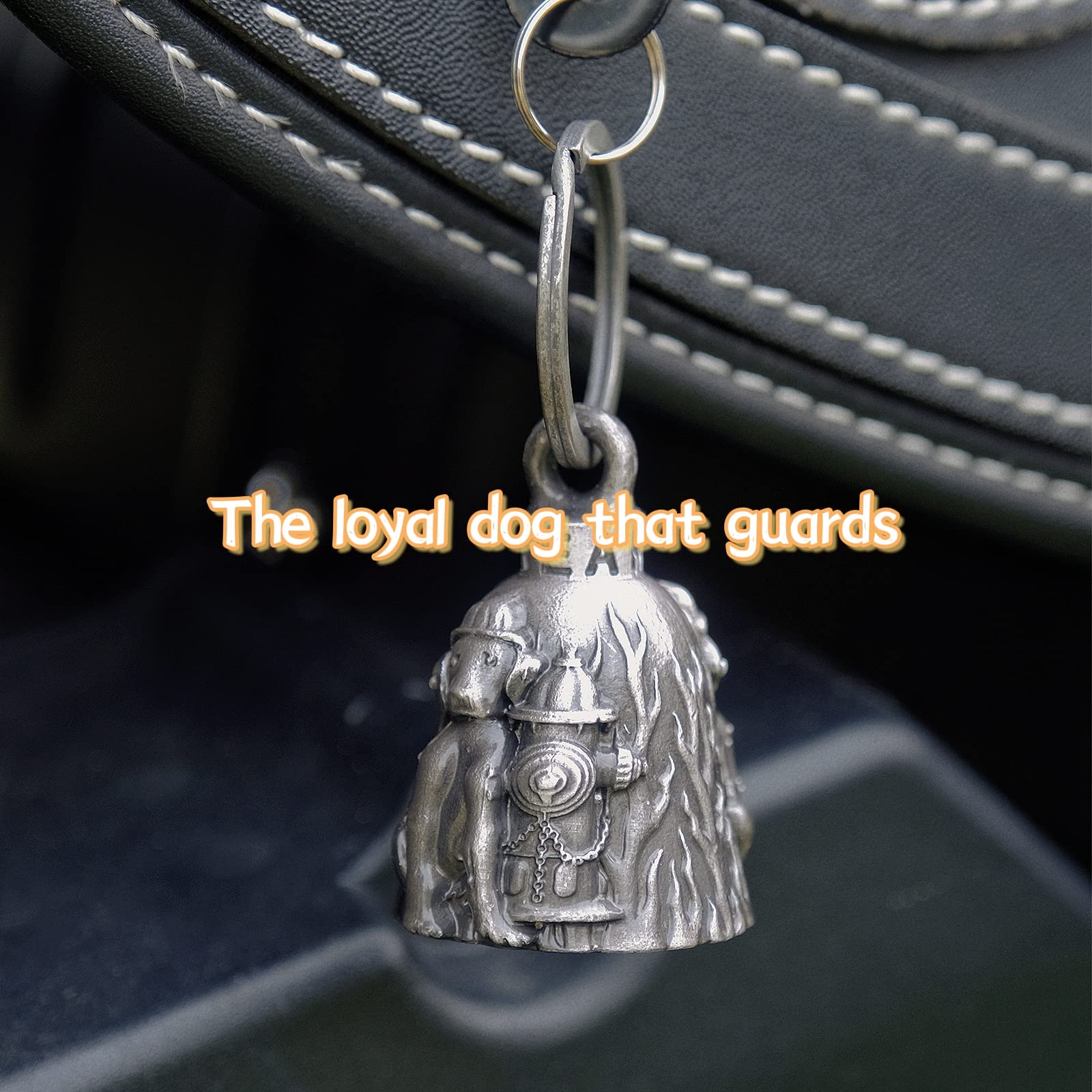 Dream Apparel Motorcycle Bell With Hanger For Biker, Good Luck Biker Bells & Motorcycle Accessories, Keychain Luck Bell