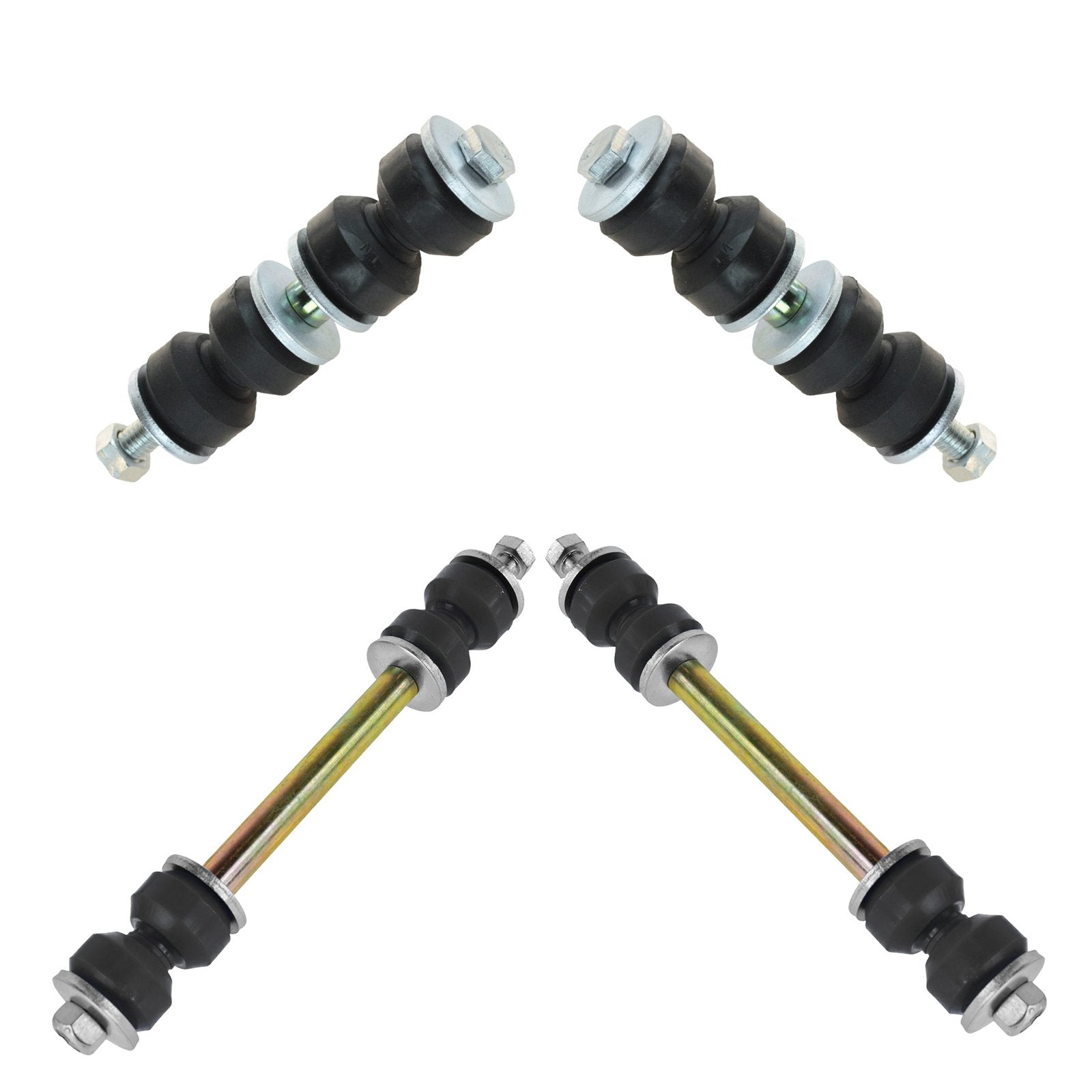 Trq Front & Rear Sway Bar Stabilizer Link Set Compatible With 2000-2005 Dodge Neon 2000-2001 Plymouth
