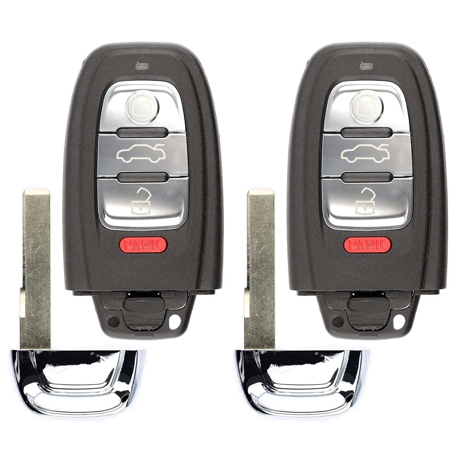 For 08-16 Audi A4 A5 Q5 A6 A7 A8 Keyless Entry Remote Smart Key Fob Iyzfbsb802-2 Pack