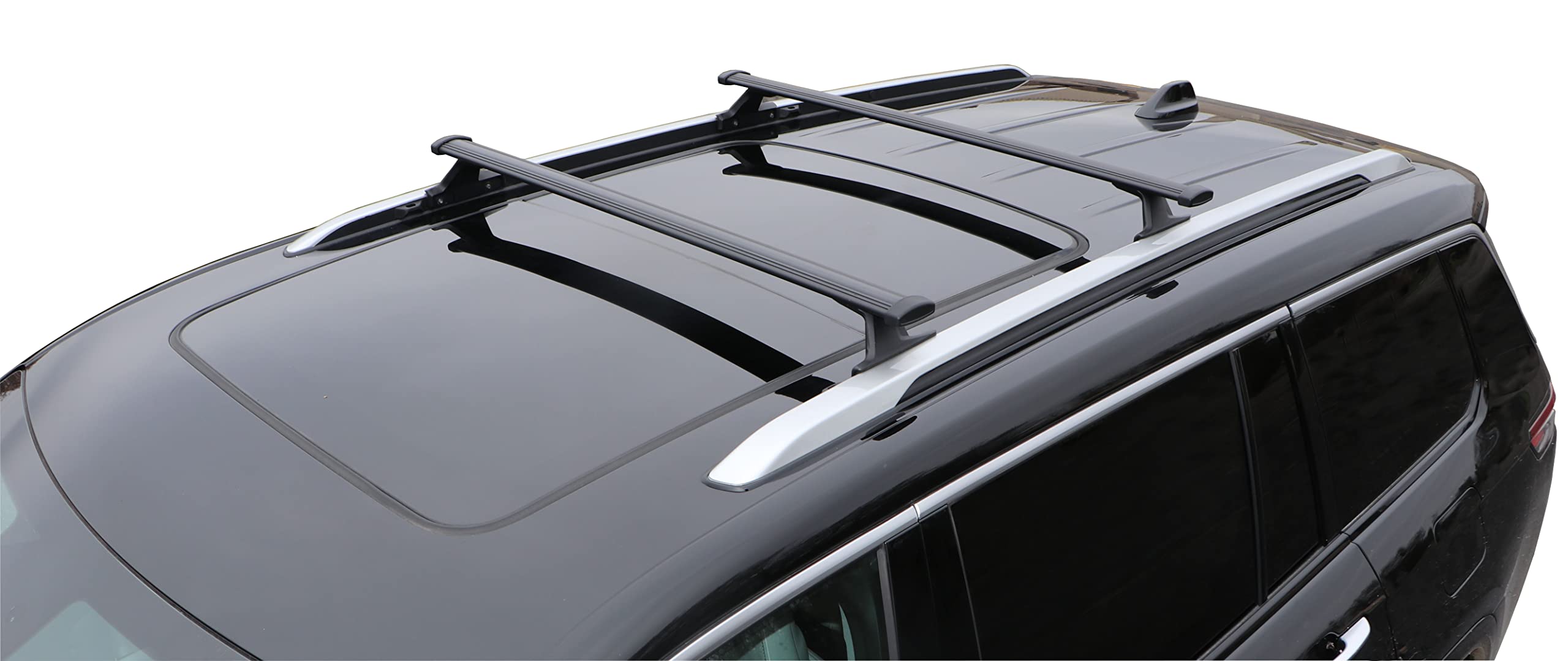 Brightlines All Metal Crossbars Roof Racks Compatible With 2022-2025 Jeep Grand Cherokee & 2021-2025 Jeep Grand Cherokee L For K