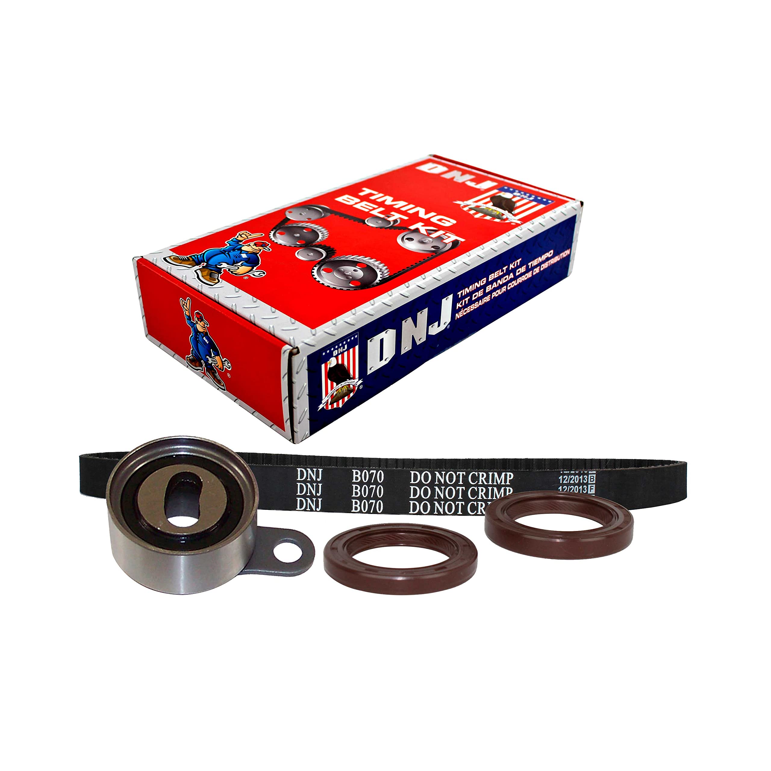 Dnj Tbk914 Timing Belt Kit For 1980-1988 / Chevrolet, Toyota/Corolla, Nova, Tercel / 1.5L, 1.6L / Sohc / L4 / 8V / 1452Cc, 1587C
