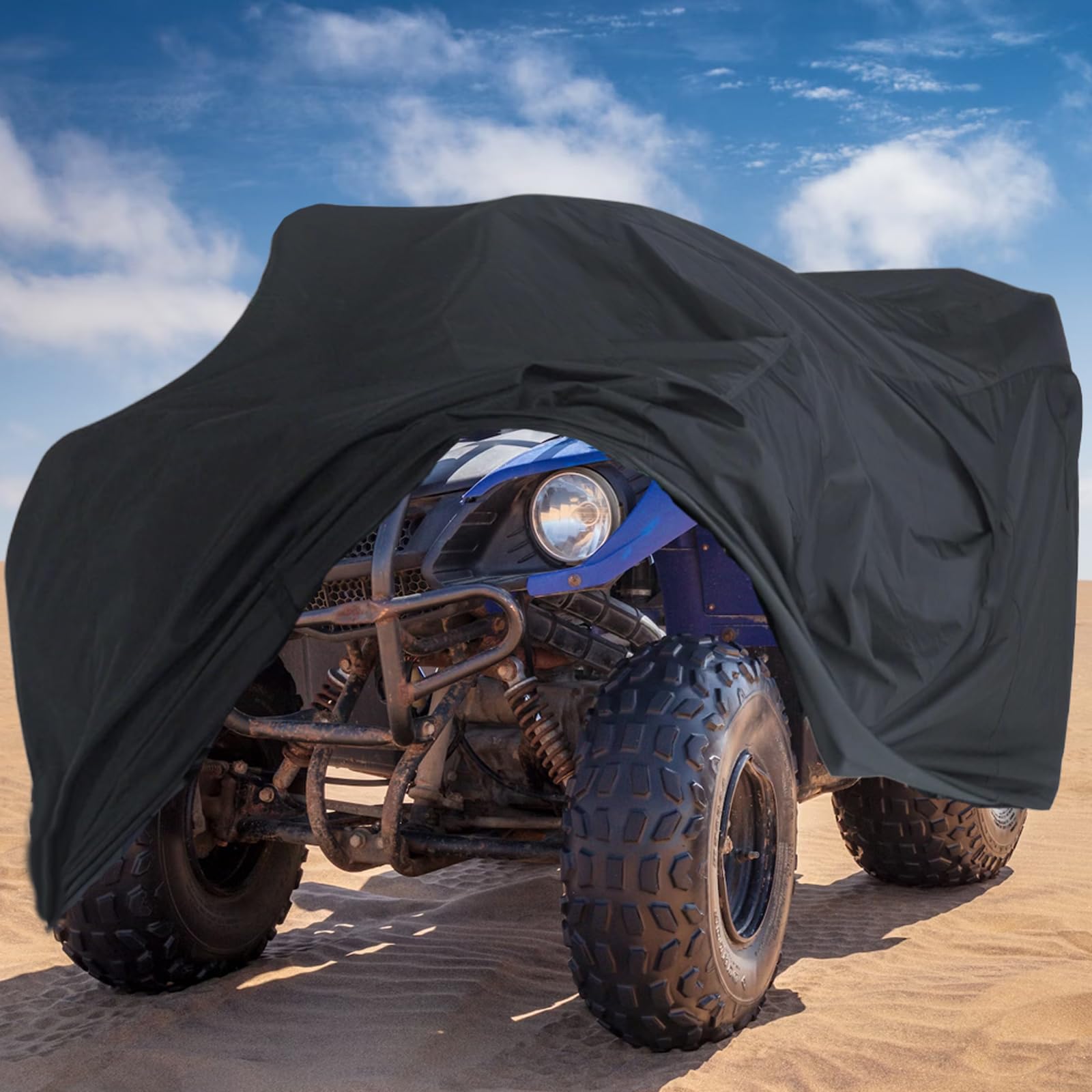 YONQIFON Large ATV Cover for 4 Wheelers ATV Covers 420D Heavy Duty Waterproof, Quad Cover All Weather for CFMOTO Cforce,Polaris 