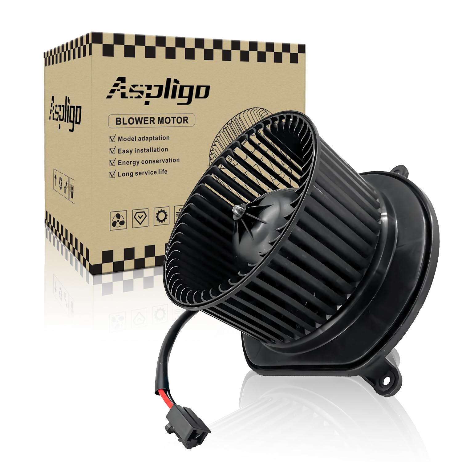 Aspligo 700168 Ac Heater Blower Motor Fan Assembly Fit For Jeep Commander 2006-2007 ,For Jeep Grand Cherokee 2005-2010 5143099Ab