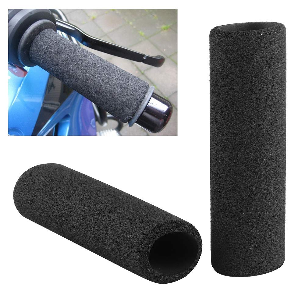 Aqxreight - Handlebar Grips, Motorcycle Handlebar Anti Slip Foam Handle Grips Cover Fit For R850 R1100Gs R1150Gs R1200Gs