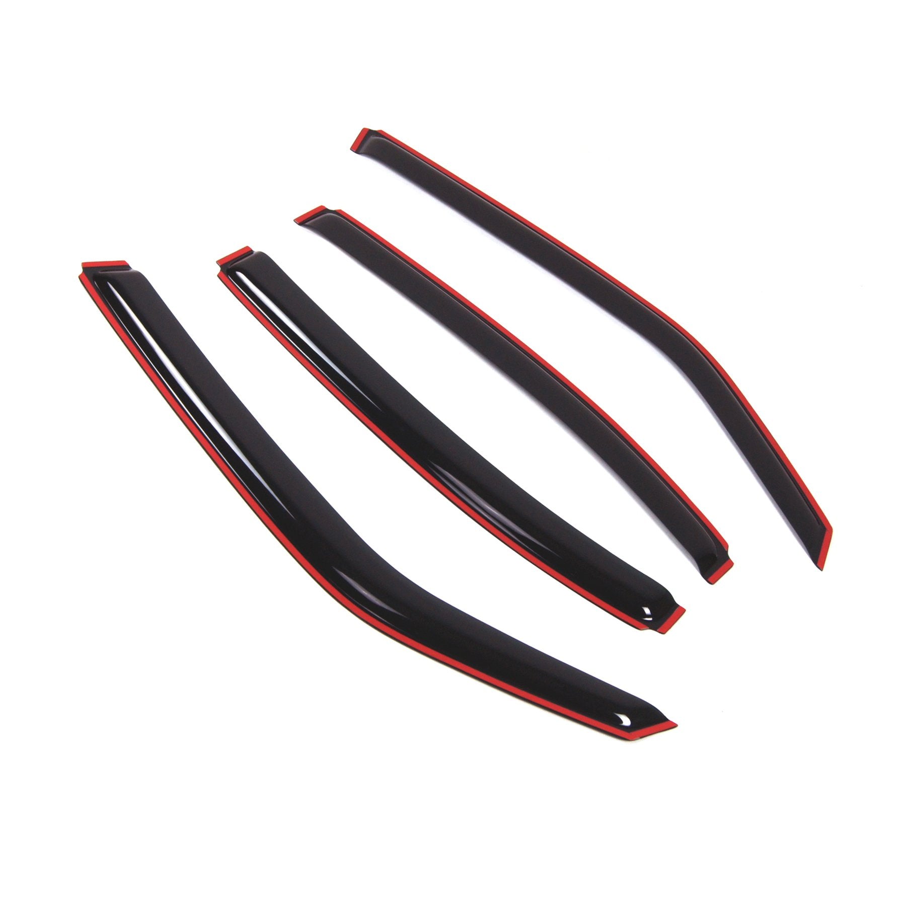 Tuningpros In-Channel Window Vent Visors Rain Guards Compatible With Dodge Charger 2006-2010 | Side Window Wind Deflectors Rain