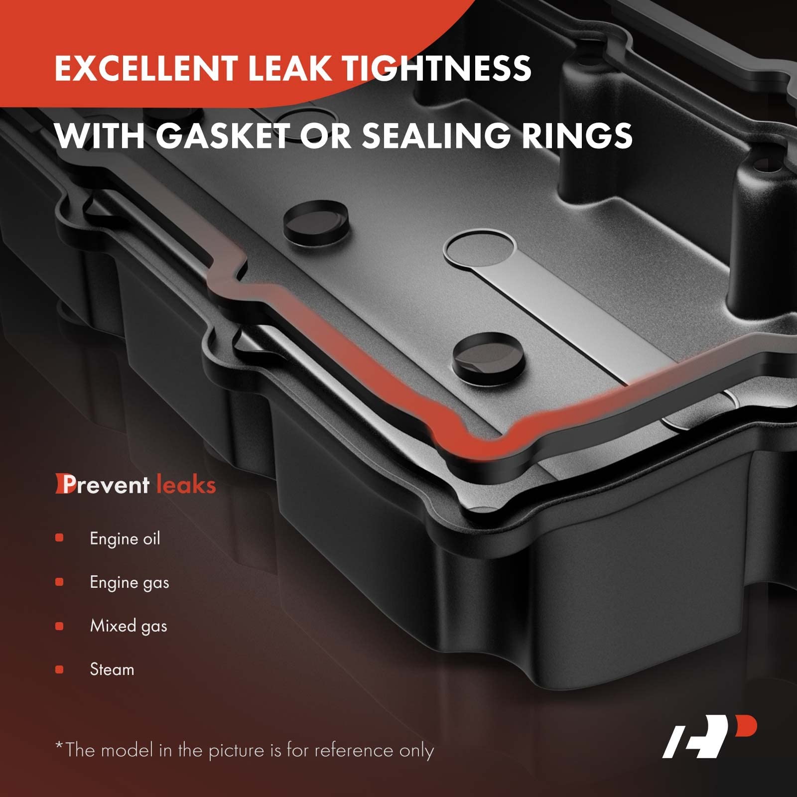 A-Premium Left Right Side Engine Valve Cover Kit, with Gasket & Bolt, Compatible with Ford Explorer 2011-2019, F-150 2011-2012,