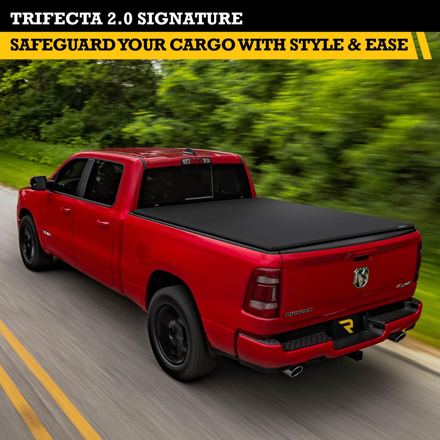 Realtruck Extang Trifecta 2.0 Signature Soft Folding Truck Bed Tonneau Cover | 94702 | Fits 2021 - 2025 Ford F-150 (Incl. Raptor/Lightning) 5' 7 Bed (67.1)
