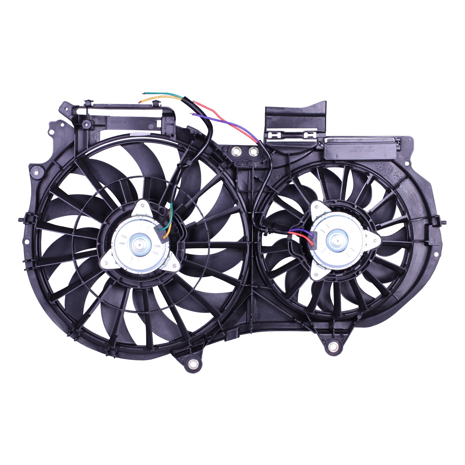 TYG OE Replacement(CAPA Quality) Cooling Fan Extra Silent for 2007-2009 Audi A4 Cabrio, 2005-2008 A4 Sedan/Wagon GEN 3, 2003-200