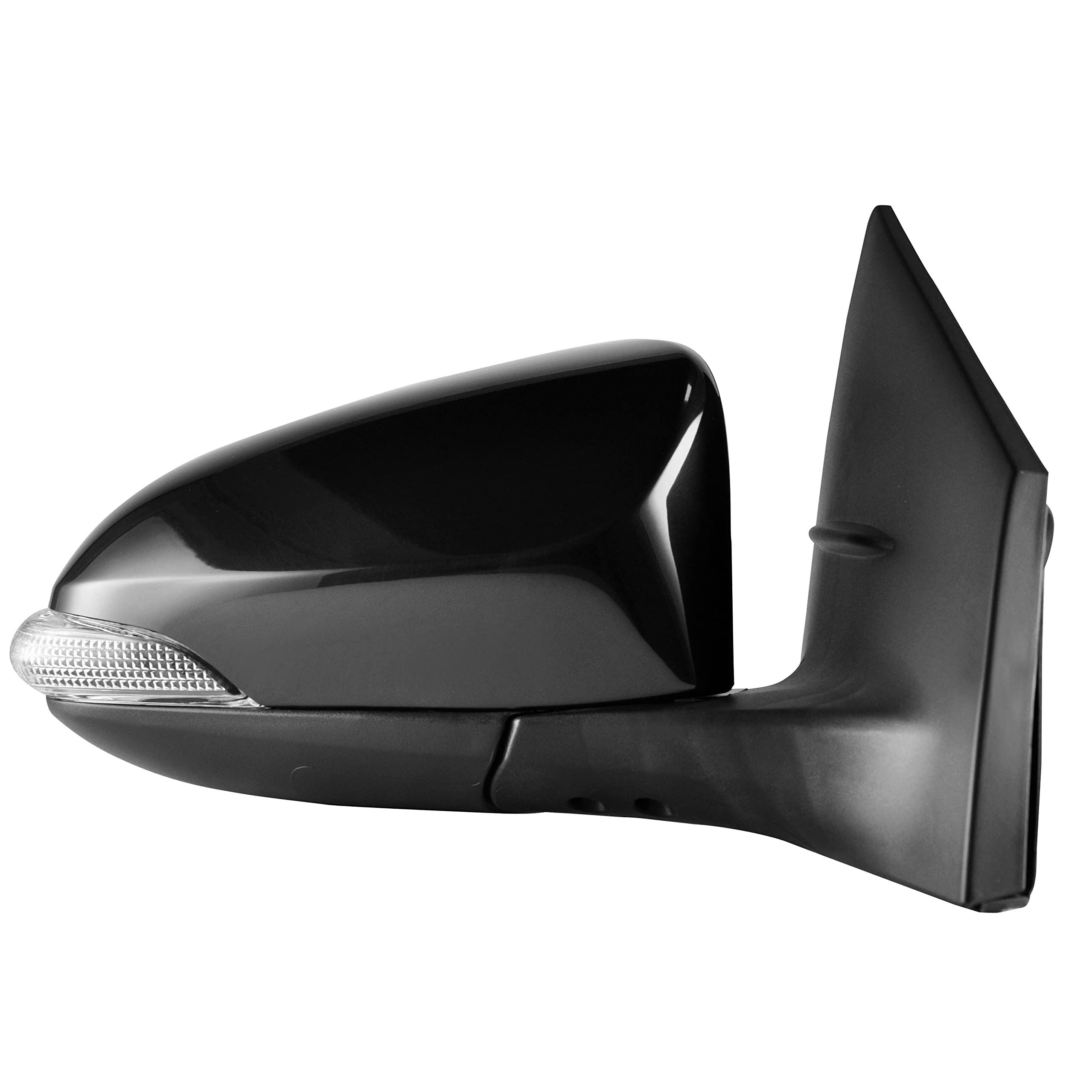 Dependable Direct Passenger Side Unpainted Heated Power Operated With Signal Side View Mirror for 2014-2017 Toyota Corolla - Parts Link #: TO1321295