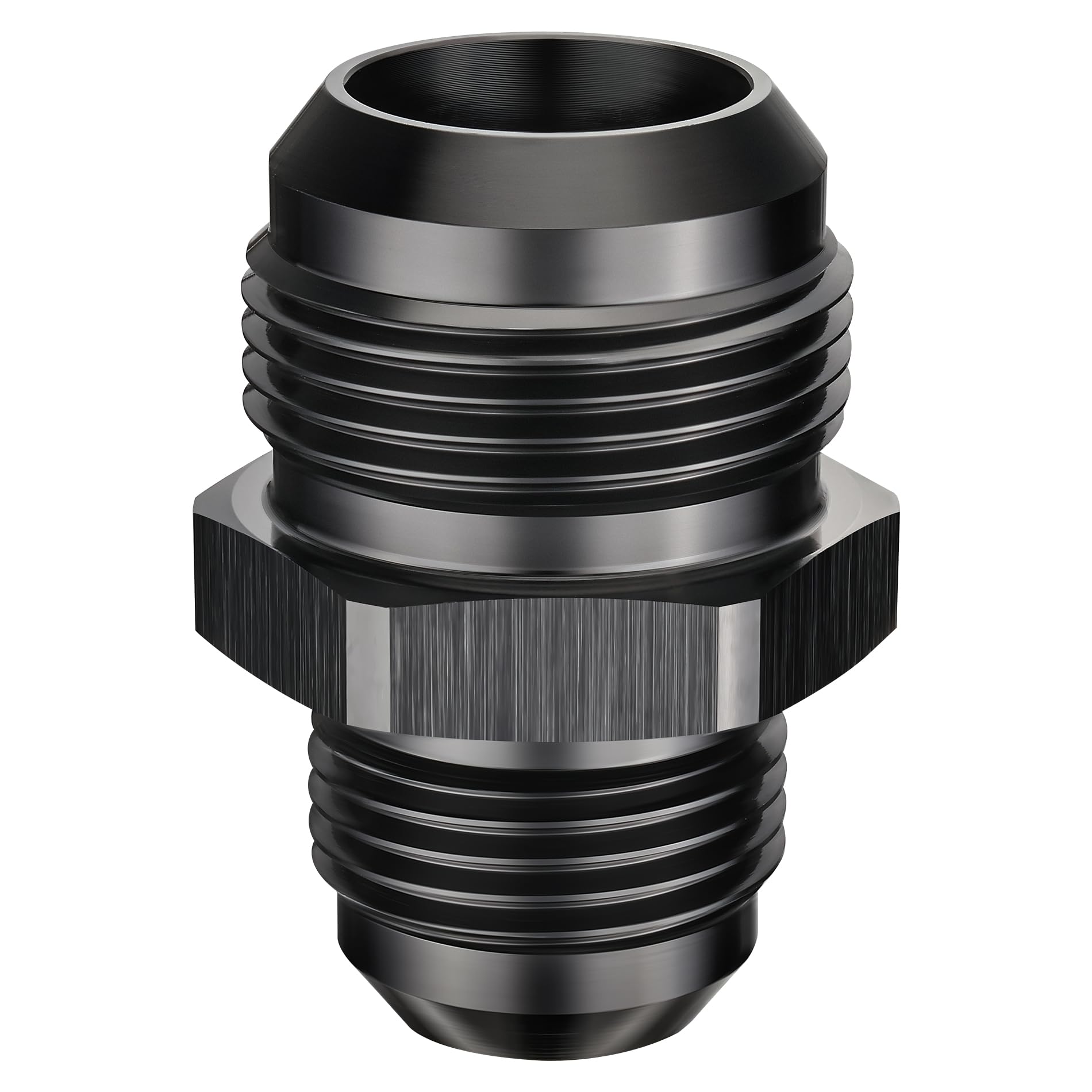 EVIL ENERGY 16AN Male to AN12 Male Flare Reducer Coupler Union Straight Adapter Fitting Black