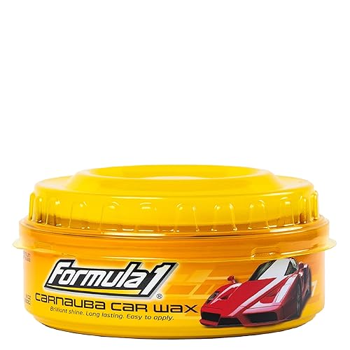 Formula 1 Carnauba Car Wax Paste - High-Gloss Shine - Polish For Car Detailing To Shine & Protect – Remove Haze And Paint Swirls W/ Micropolishing Agents – Car Cleaning Supplies (8 Oz)