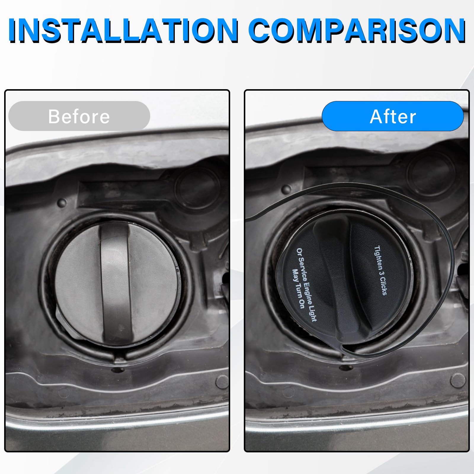 Gas Cap, Fuel Caps 20915842 for Chevrolet Chevy Silverado 1500 2500 3500 Avalanche Suburban Tahoe Traverse, GMC Acadia Sierra Yu