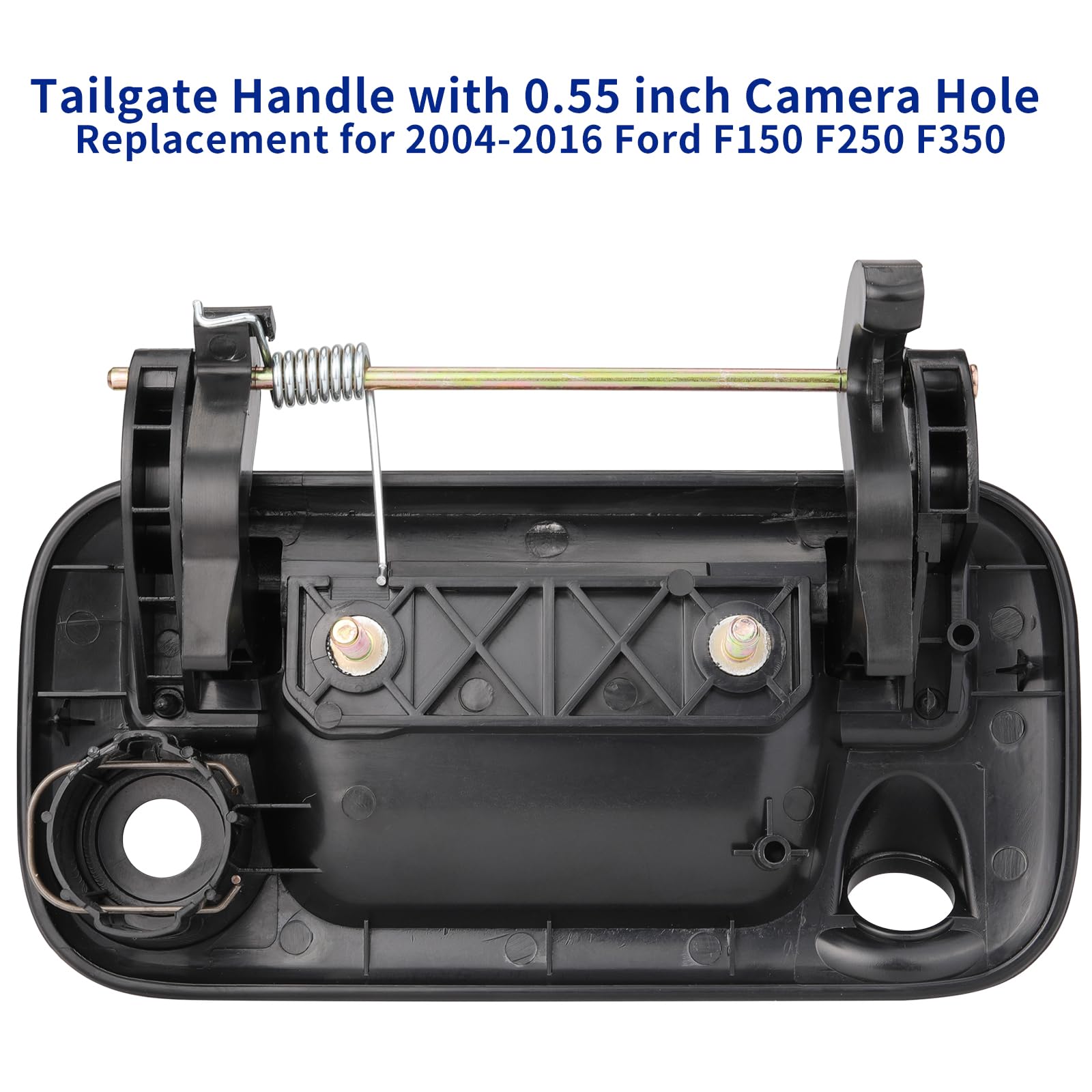 Lcyolada Tailgate Handle,W/Camera Hole, Compatible With 2004-2016 Ford F150 F250 F350 F450 F550 Super Duty,Replaces 8L3Z-9943400