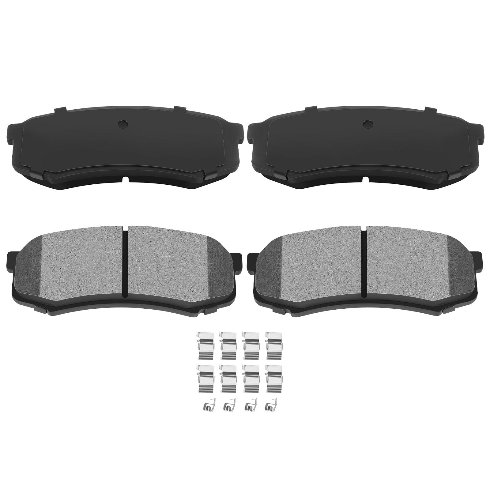Automuto 4Pcs Rear Semi-Metallic Disc Brake Pads Set D606 For Lexus Gx460 Gx470 Lx450 For Toyota For 4Runner Fj For Cruiser For