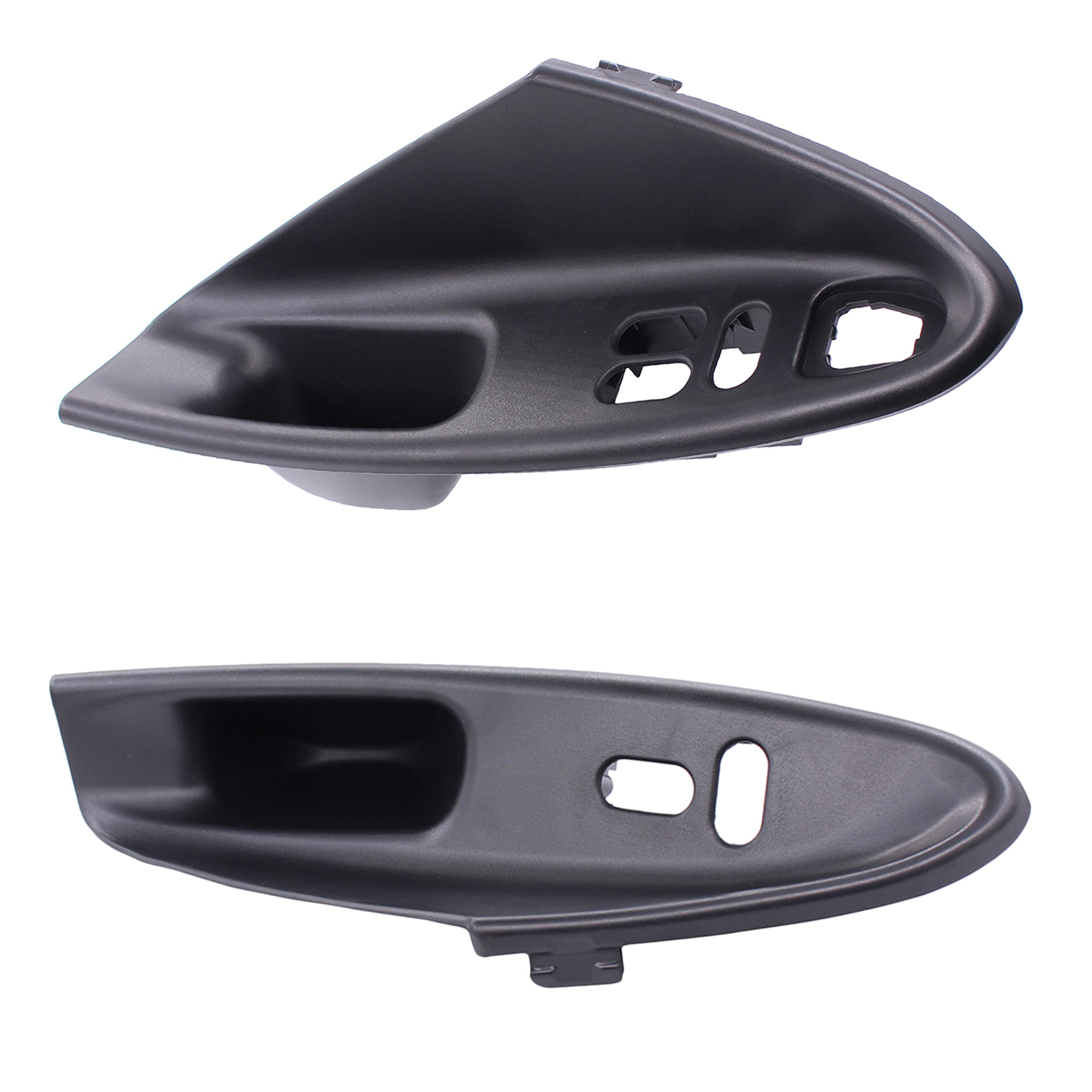 Newyall Interior Black Left And Right Door Window Switch Bezel Panel Pull Handle Cover For Ford Mustang Coupe Models Only 1994-2004