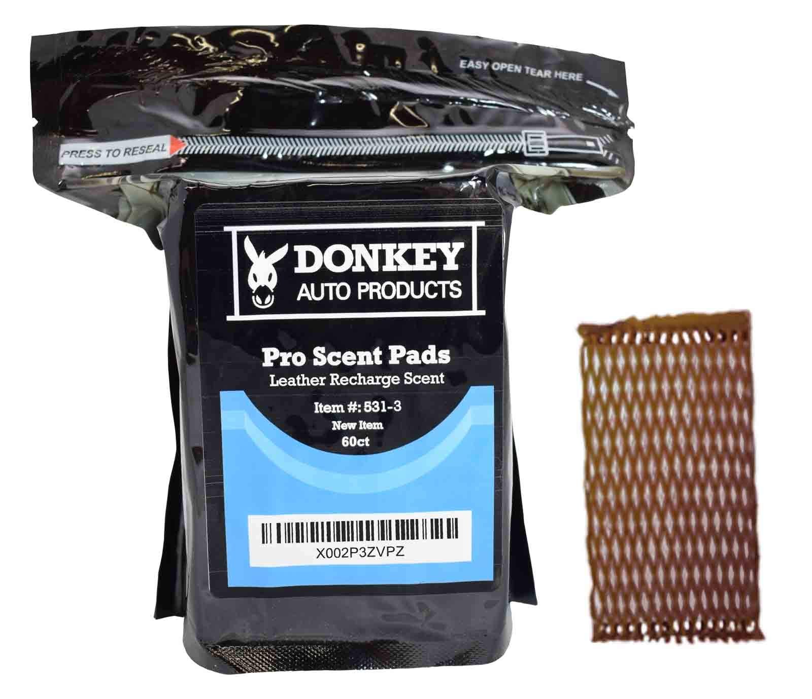 Pro Scent Professional Air Freshener Pads - Leather Recharge (60 Pads Per Pack)