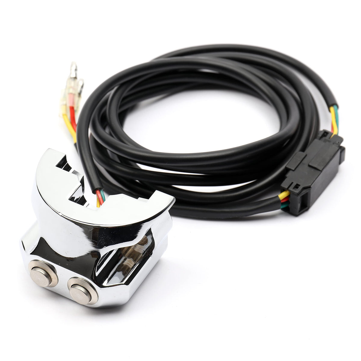 Tigersagte Chrome 1'' Handlebar Switch Motorcycle Air Ride Suspension Control Kit For Harley Dyna & V-Rod & Sportster With Aero,