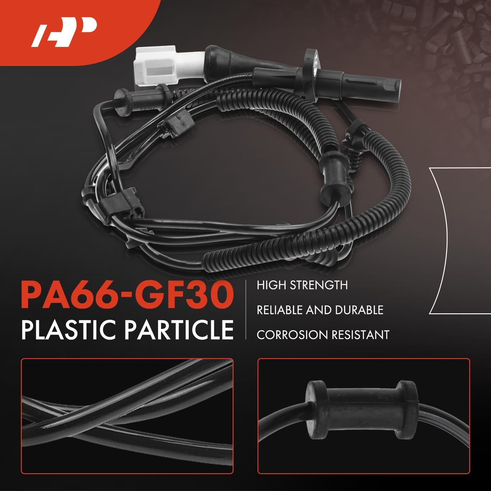 A-Premium Rear Left ABS Wheel Speed Sensor Compatible with Ford F-150 F150 2009-2010, 4.6L/5.4L, Pickup - Rear Left Driver Side, Replace# 9L3Z2C191A, AL3Z2C190D
