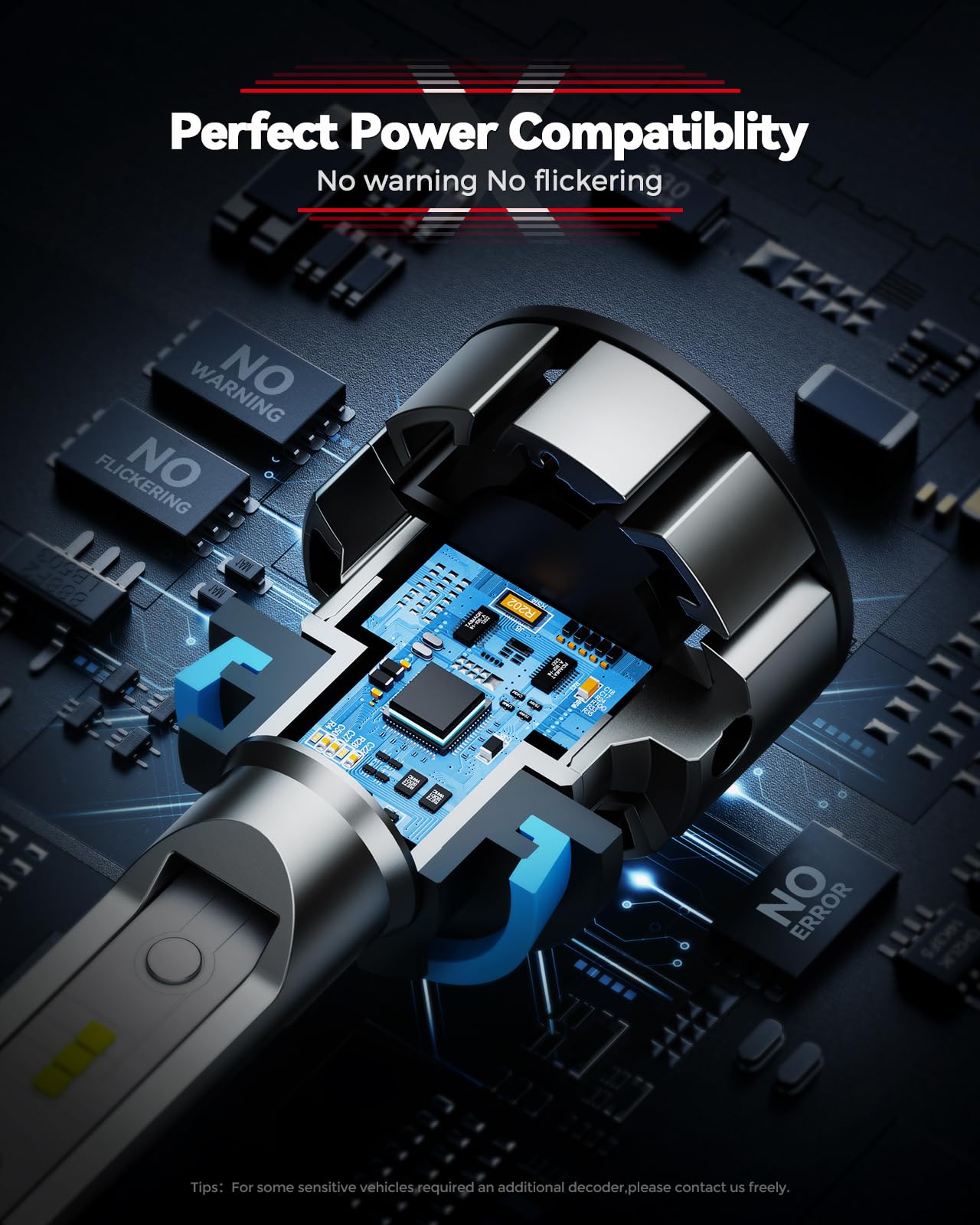 2024 H11 Fog Light Bulbs, Super Bright And 6000K Cool White Fog Bulbs, 50000Hrs Lifespan Plug And Play, Pack Of 2