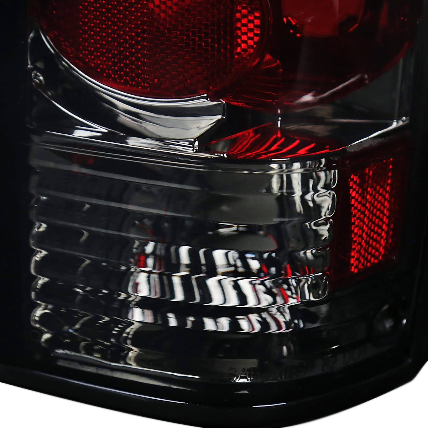 Spec-D Tuning Tail Lights Smoke Lens Compatible with 1982-1993 Chevy S10, 1983-1994 Chevy S10 Blazer, 1983-1990 GMC S15, 1991-1993 GMC Sonoma Left + Right Pair Assembly