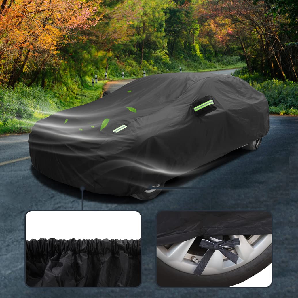 Sjysxm All-Weather Car Cover Compatible With Toyota Highlander 2025-2014 Suv | Waterproof, Uv-Resistant, Dustproof Exterior Car