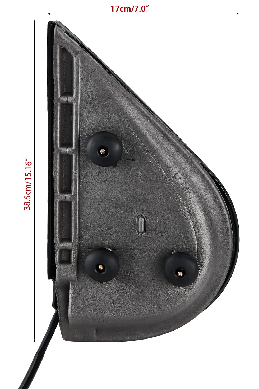 Zaposts Side View Mirror Replacement Fit For 07-13 For Chevy Silverado 1500 2500 Hd 3500 Hd For Gmc Sierra 1500 2500 Hd For Gmc Yukon/Yukon Xl 1500 Power Heated Driver Side Mirror