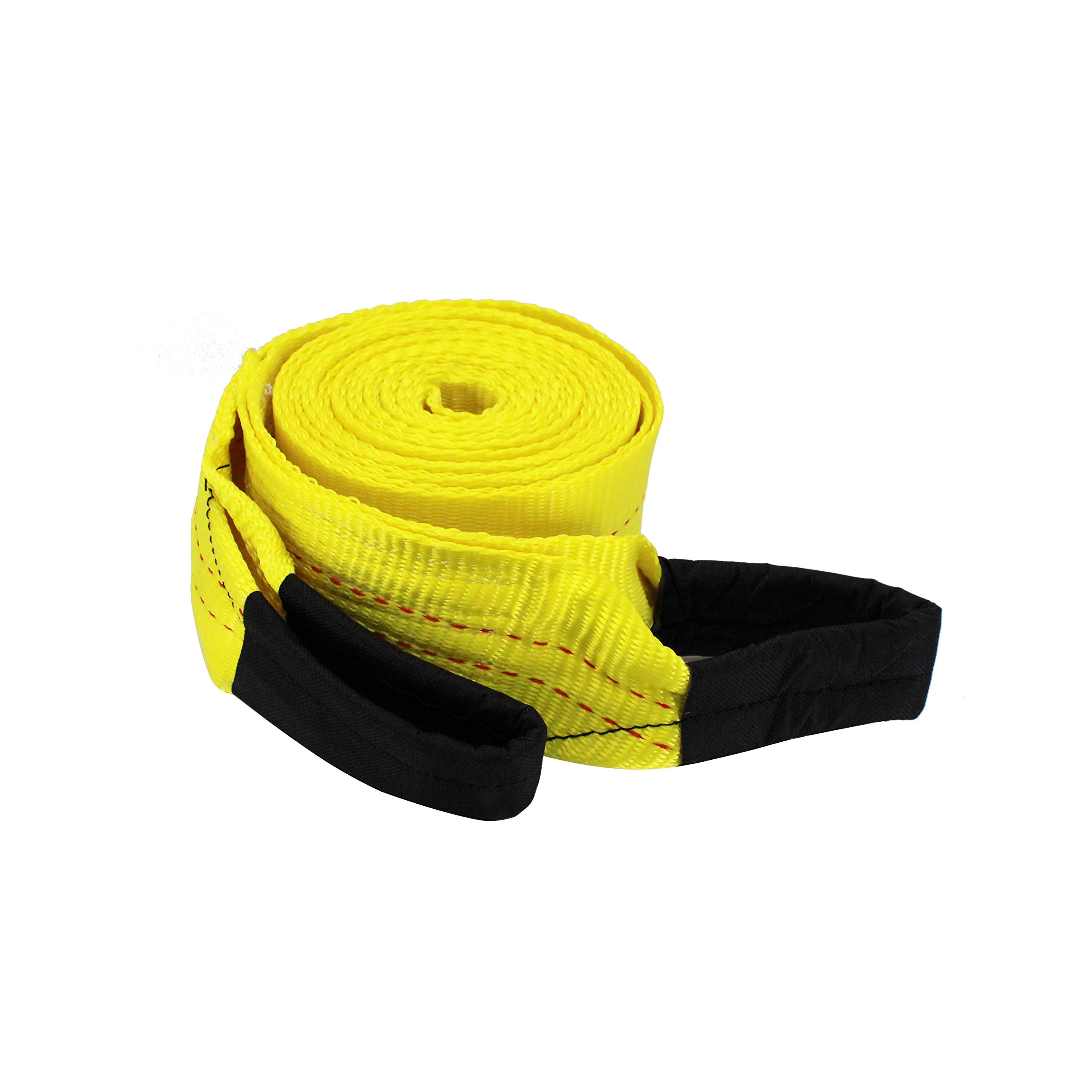 HFS(R) Tree Saver, Winch Strap, Tow Strap 30,000 Pound Capacity (Yellow, 3X30FT)
