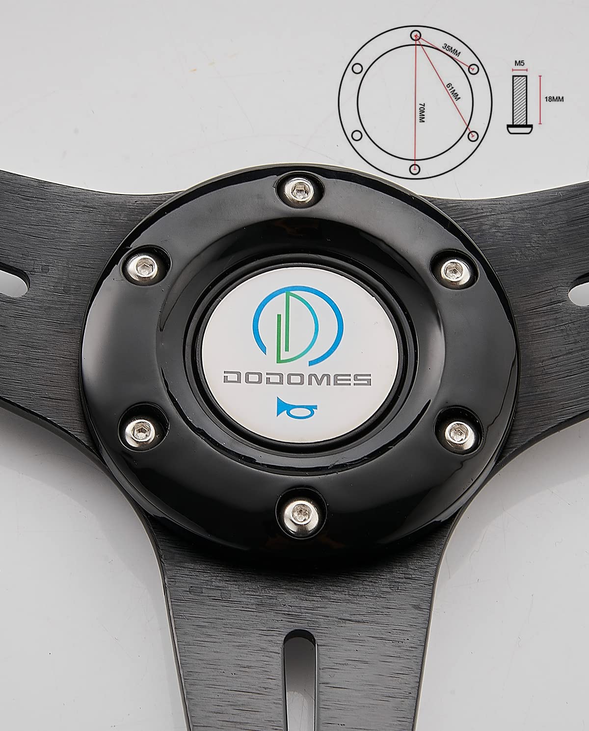 Racing/Golf Cart Steering Wheel Universal Fit Car and Club Car DS &Precedent EZGO Yamaha Golf cart 13.8   /350mm 6 Bolts Grip Vi