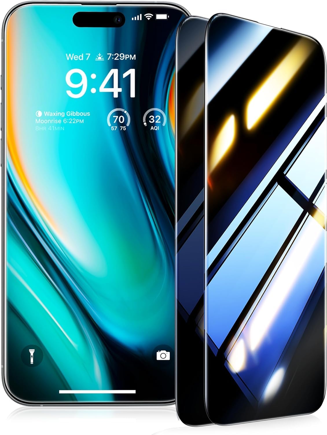 Ultraglass Ultra Top 9H+ Glass For Iphone 15 Pro Max Privacy Screen Protector [Invisible Privacy Armor] Screen Protector 15 Pro