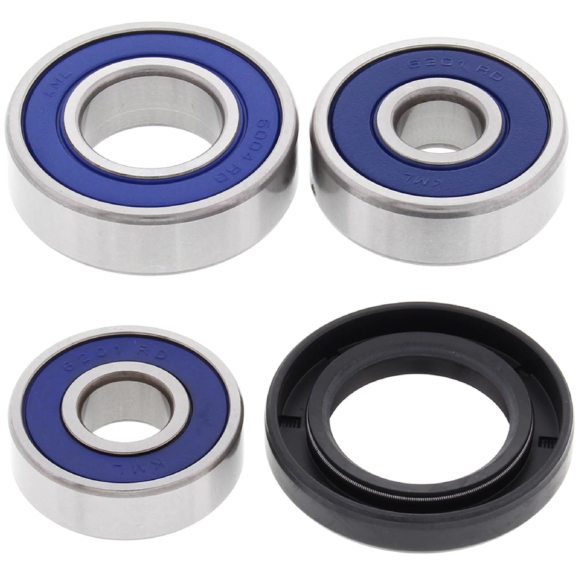 All Balls Racing 25-1400 Wheel Bearing Kit Compatible With/Replacement For Kawasaki Suzuki