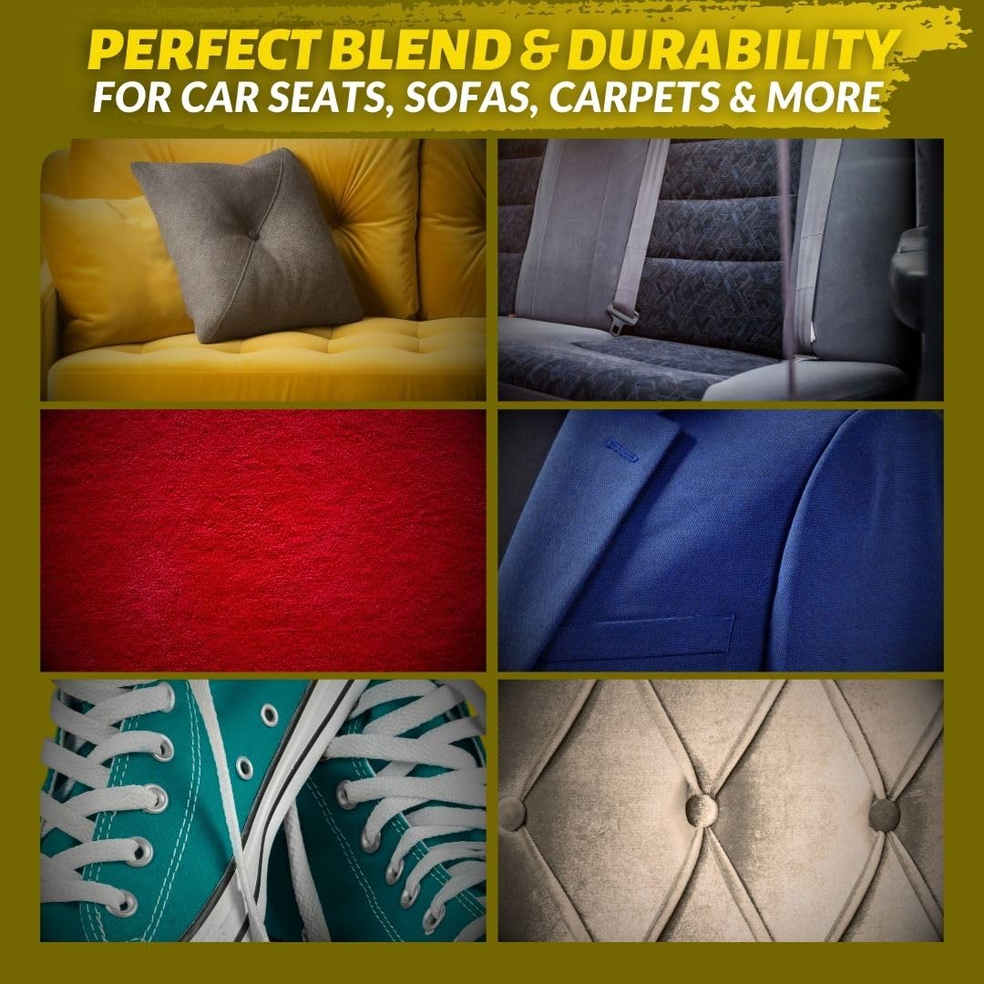 Coconix Fabric And Carpet Repair Kit - Repairer Of Your Car Seat, Couch, Furniture, Upholstery Or Jacket - Fixes Cigarette Burn