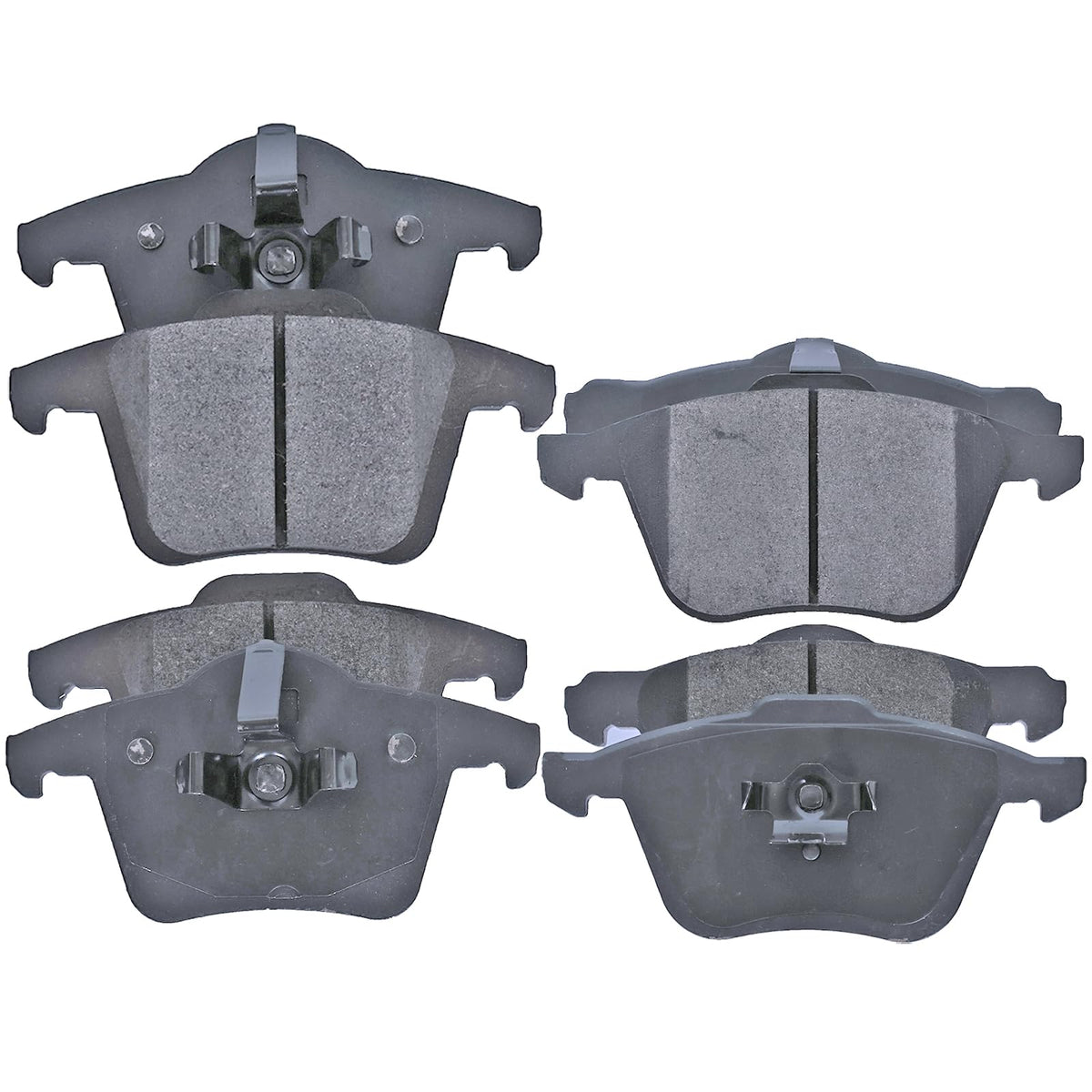 EXPPOWER Ceramic Brake Pad Front Rear Disc Set fit for Volvo XC90 2003-2014