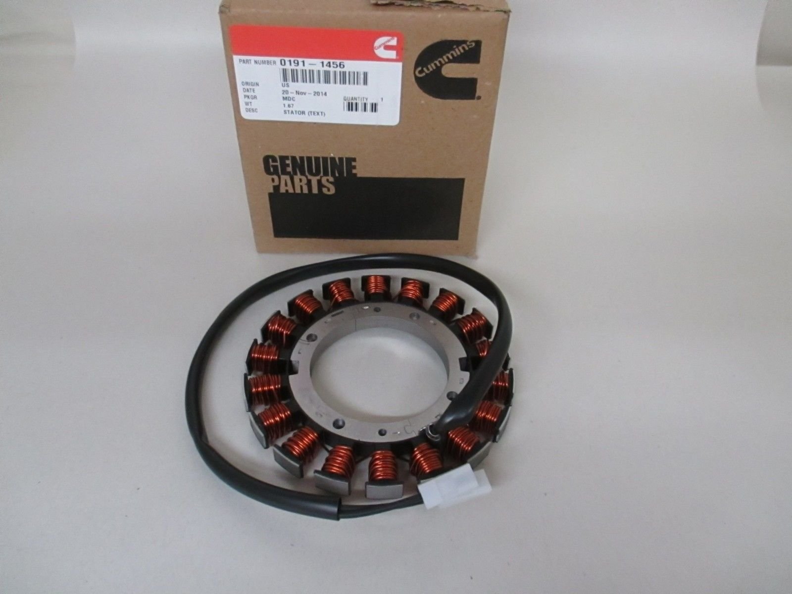 Onan Genuine 191-1456 20 Amp Stator For B & P Series 191-0885 191-1256 191-1102
