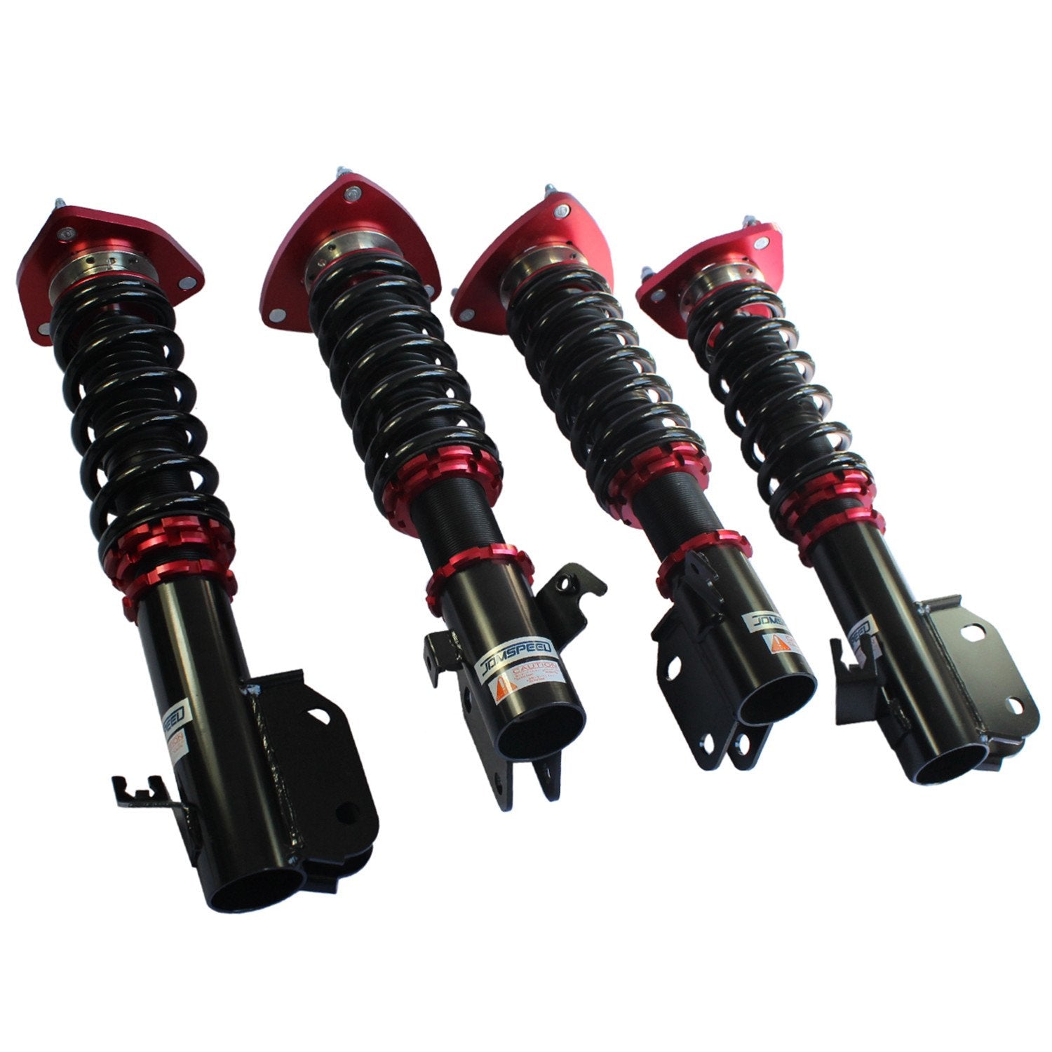 Jdmspeed New Red Full Coilover Struts Shock Absorbers Suspension Kit Replacement For Impreza Wrx 2002-2007