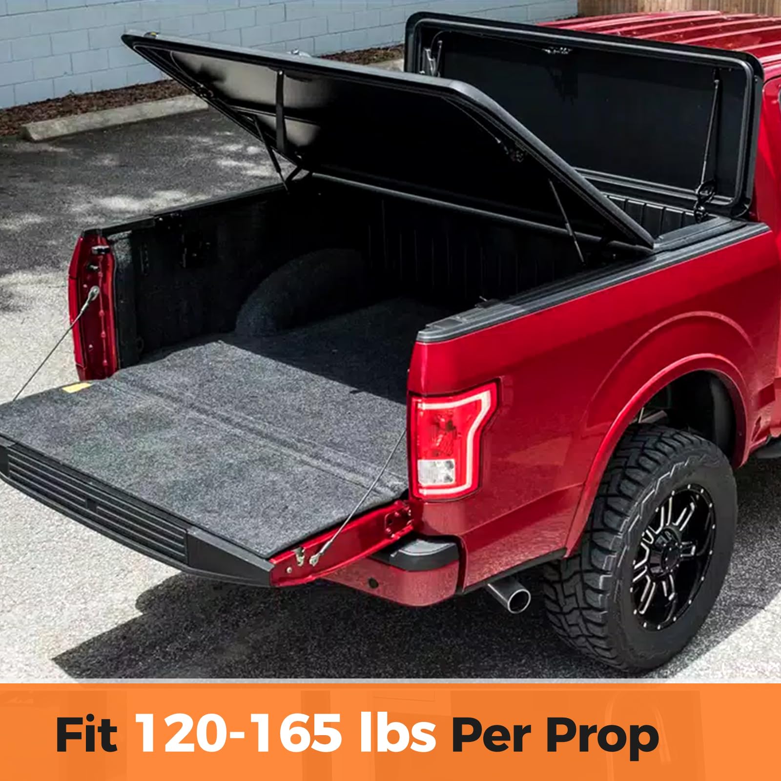 23 Inch 150 Lbs Strut Se230P150 Gas Prop Shock 23'' Per Prop Shock Lift For Tonneau Cover Heavy-Duty Floor Tanning Bed Storage R