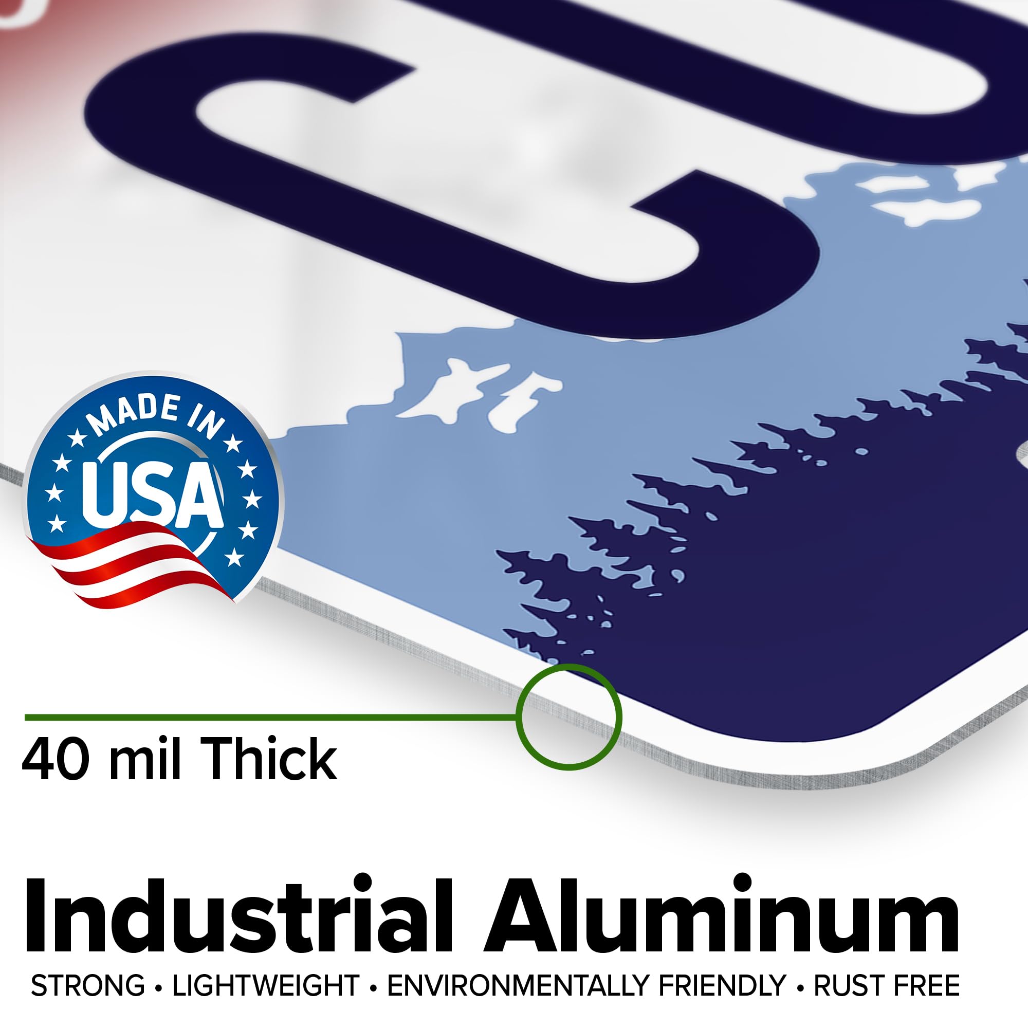 Custom Idaho License Plate, Personalized License Plates For Car, 6X12 Inch, Rust-Free Fade Resistant Aluminum, Usa Made By My Si