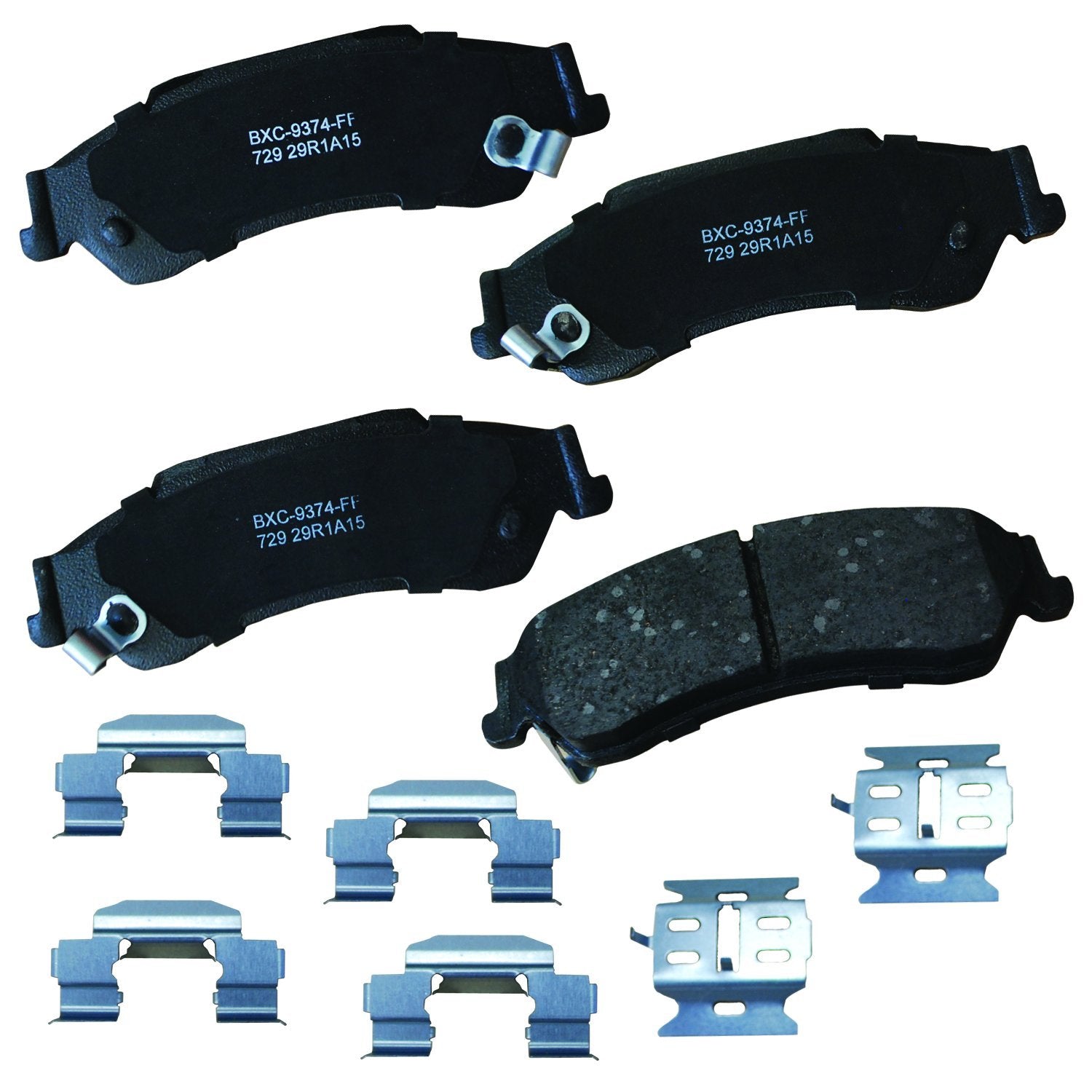 Bendix Premium Sbc729 Ceramic Rear Brake Pads For Chevrolet Blazer 2005-1997, S10 2004-1998, Gmc Jimmy 2005-1997, Sonoma 2004-19