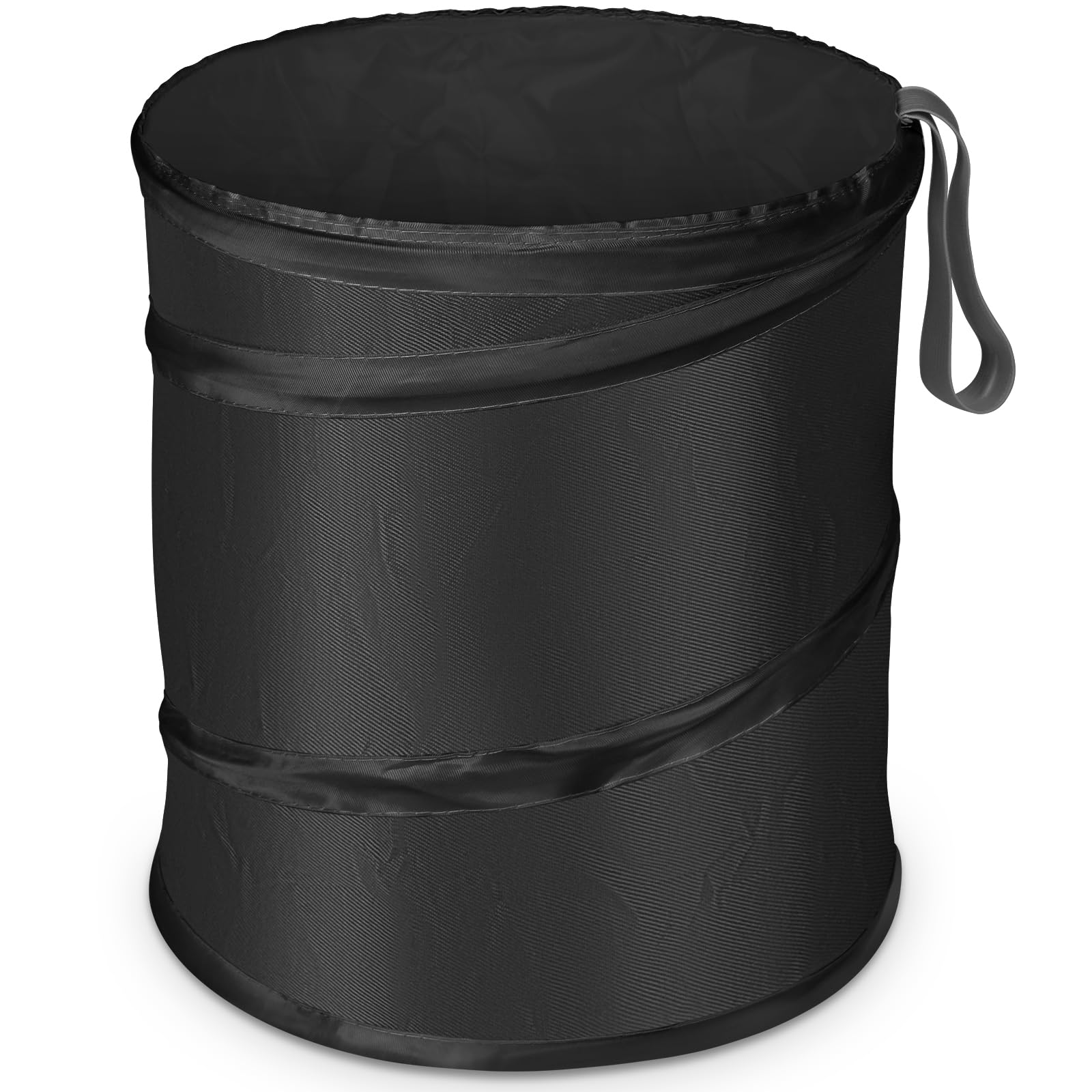 Kincown Car Trash Can, Large-Sized Pop-Up Car Trash Bin, Collapsible Car Garbage Can, Car Trash Bag With Elastic Band Hanging, D