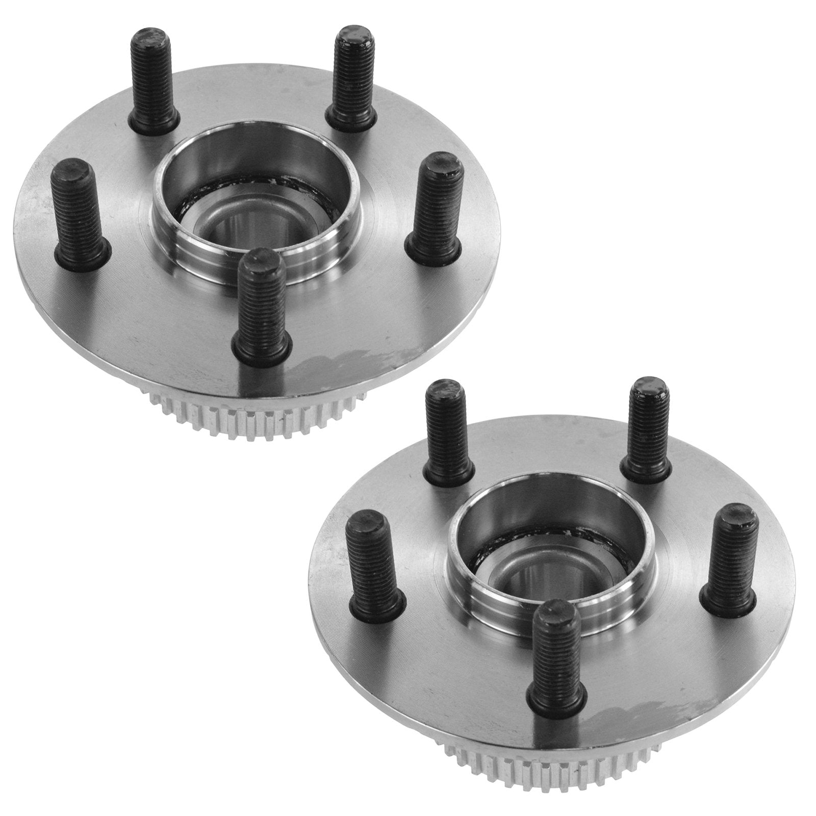 Trq Rear Wheel Hub Bearings Assembly Set Compatible With 2001-2002 Chrysler Pt Cruiser