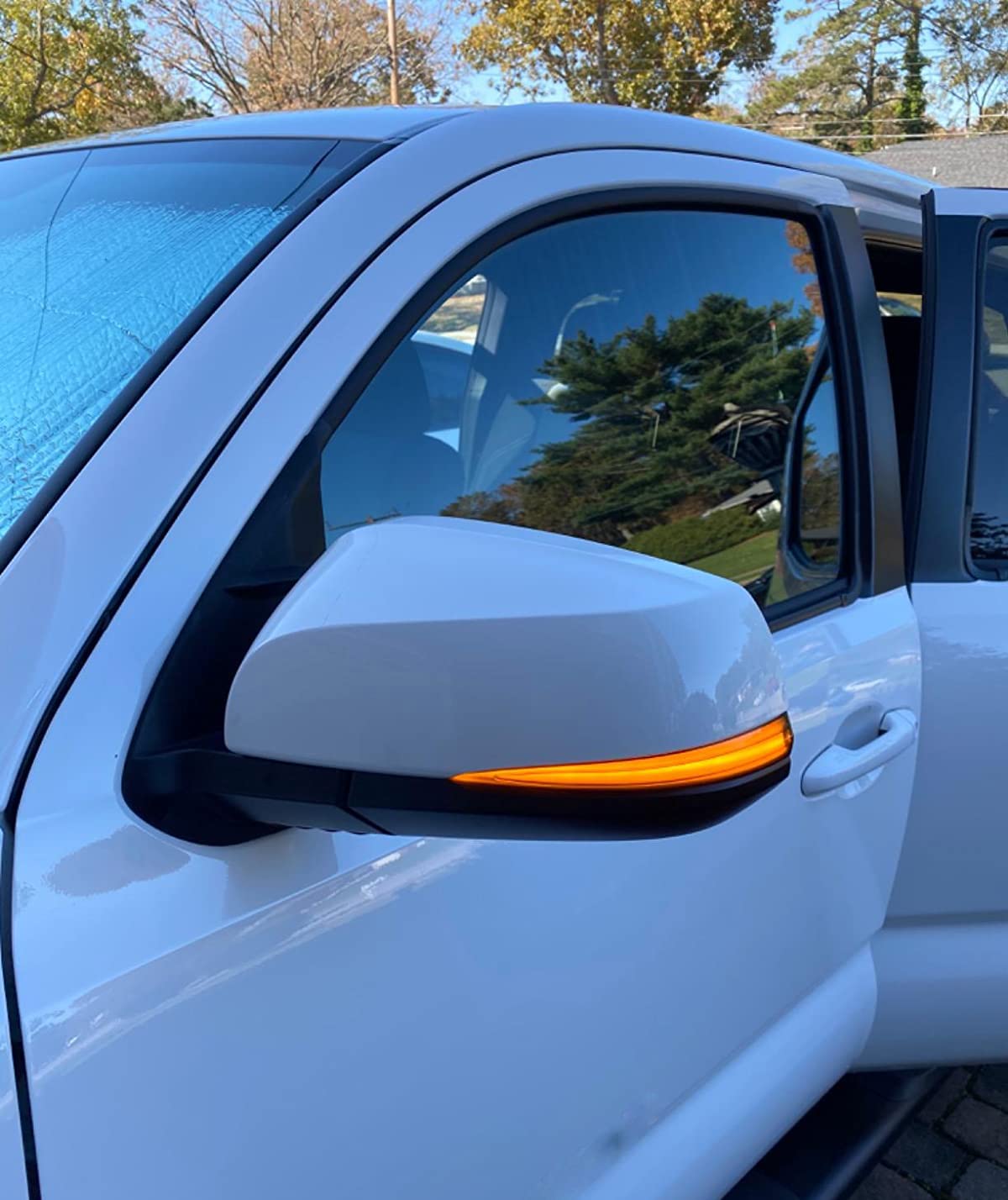 High Flying Car Accessories Led Side Mirrors, Sequential Dynamic Turn Signal Lights Indicator, Pair For Toyota Tacoma 2016-2023,